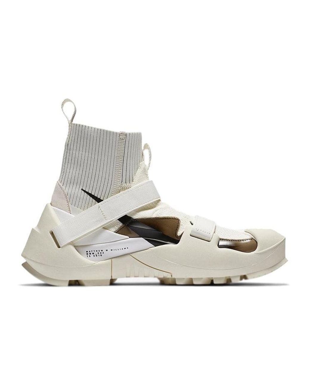 Nike Metallic (Wmns) Matthew M. Williams X Free Trainer 3 Flyknit Sp 'Light Bone'