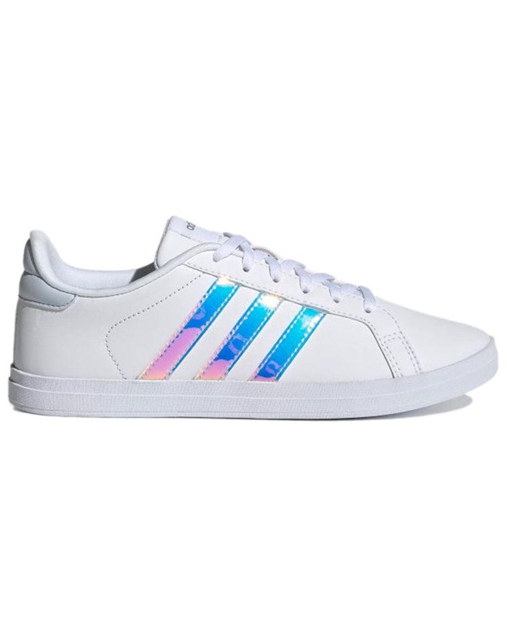 Adidas Blue Adidas Courtpoint 'white Iridescent'