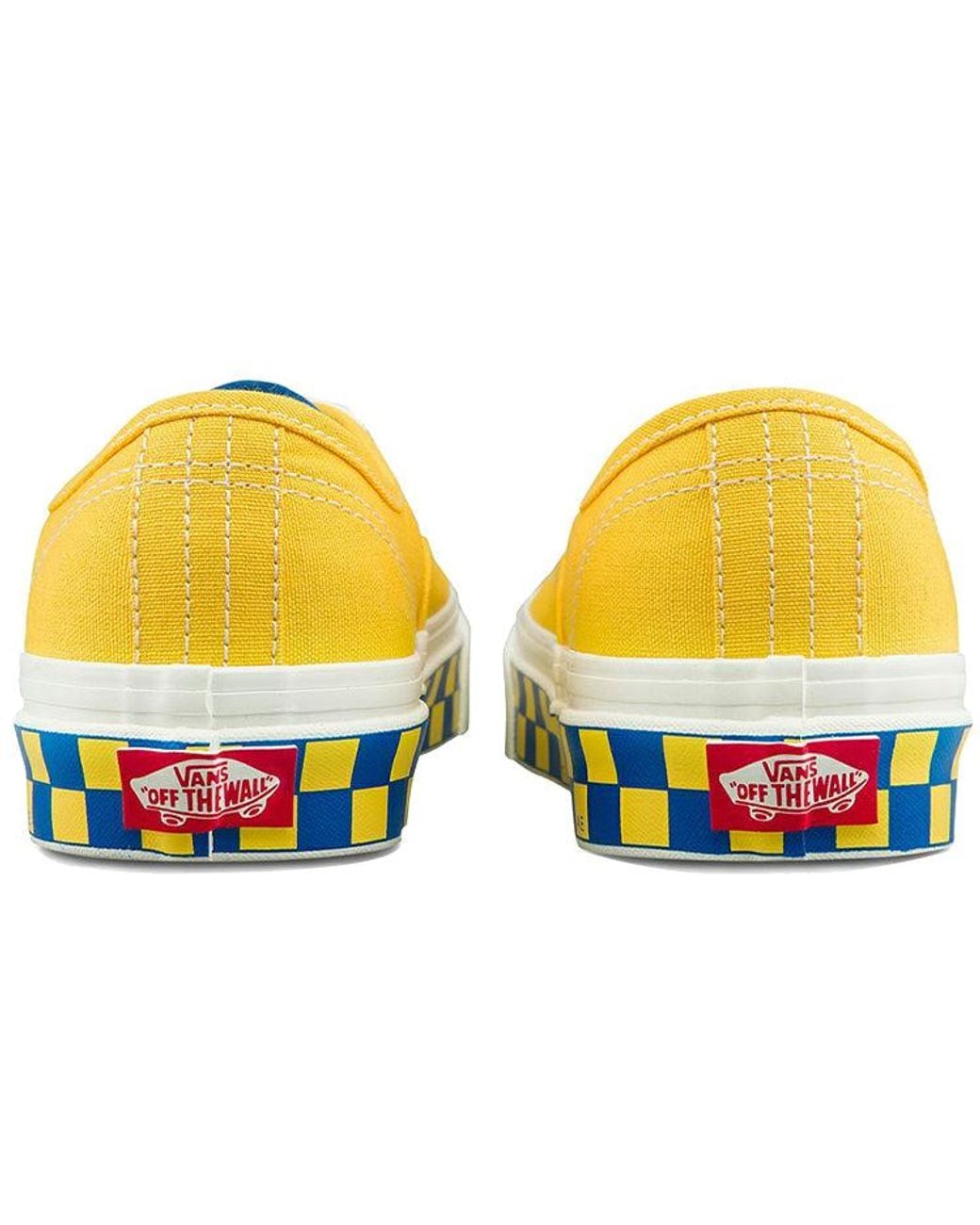 Vans Yellow Style 44 Plaid for men