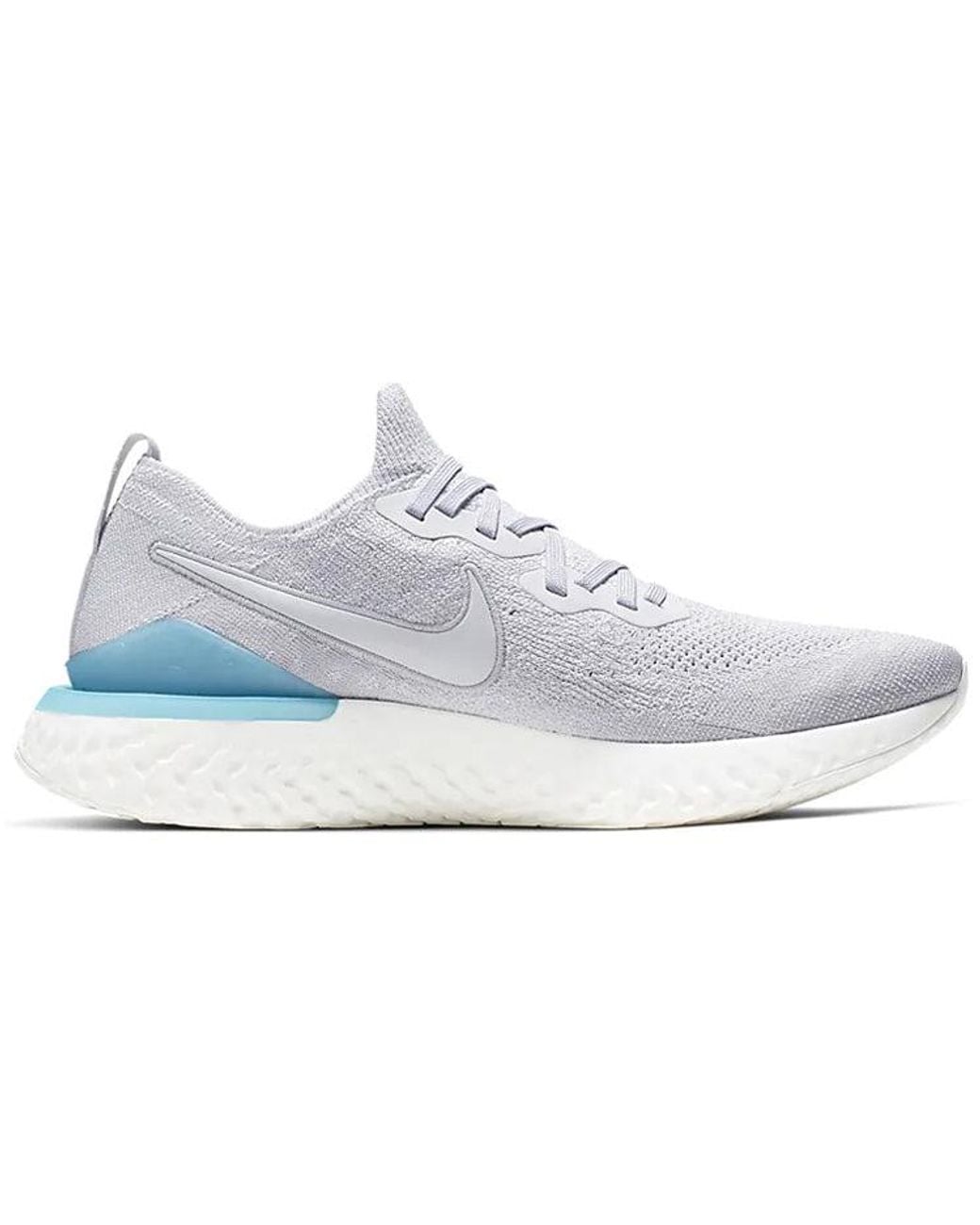 Nike White Epic React Flyknit 2 'Vast Lagoon' for men