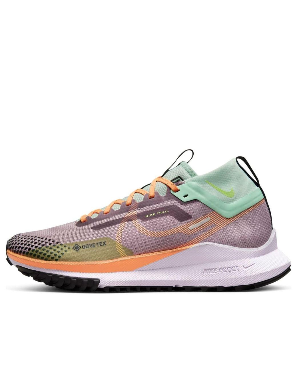 Nike White React Pegasus Trail 4 Dj7929-500 Gore-Tex Running Shoes