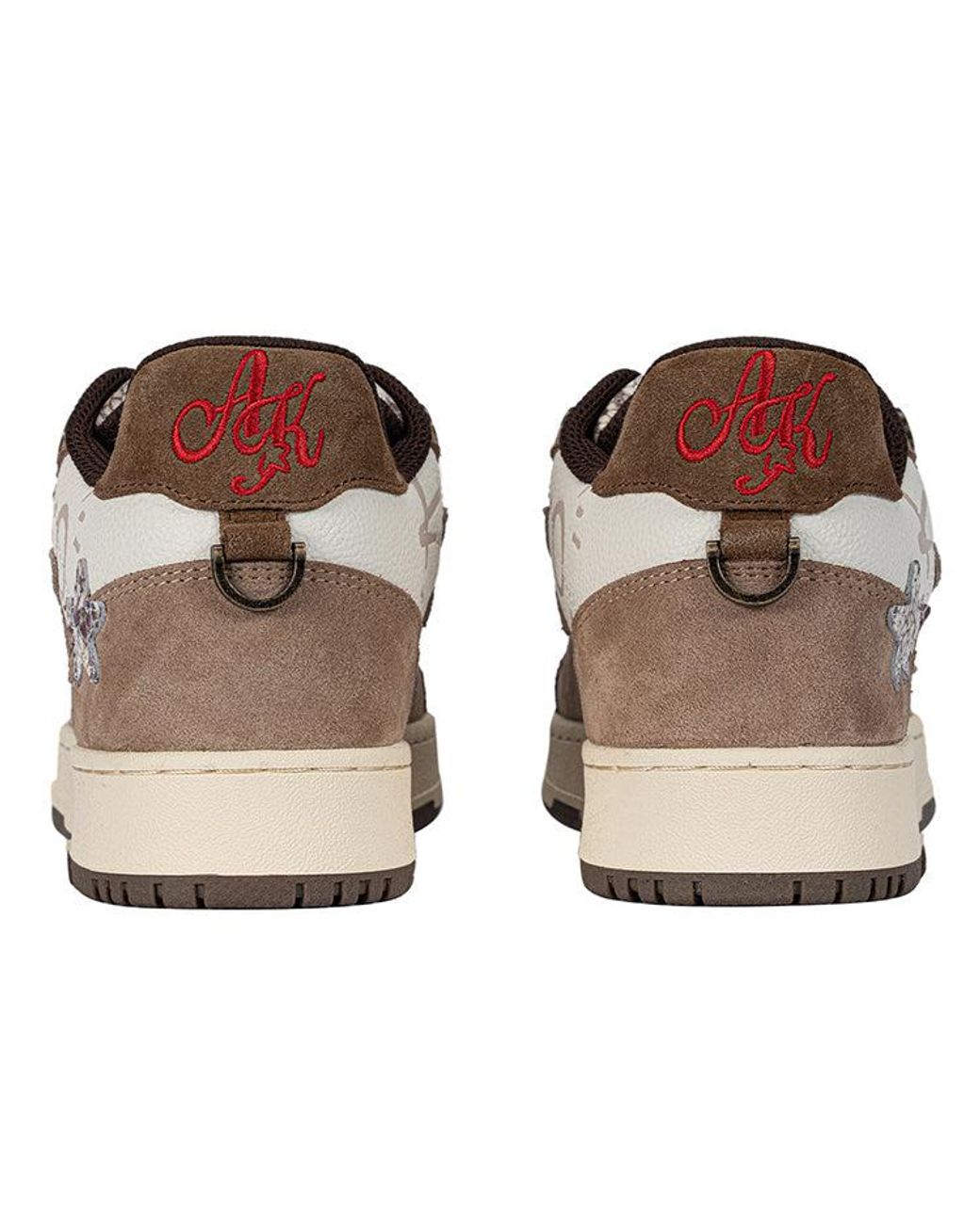 KAALIXTO Brown Skateboarding Retro Low 'Vintage' for men