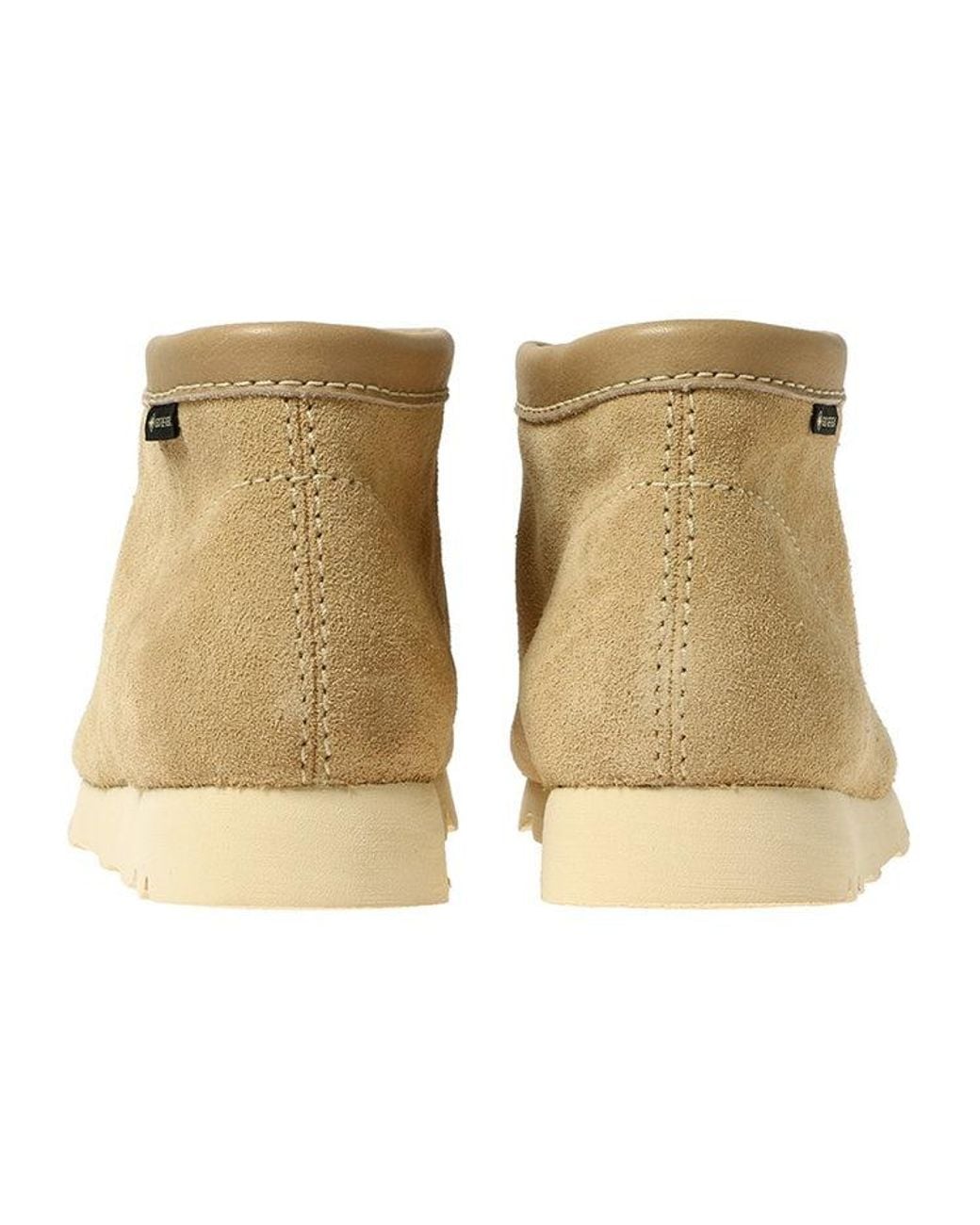 Clarks Natural Wallabee Boots Gtx Suede 'Maple' for men