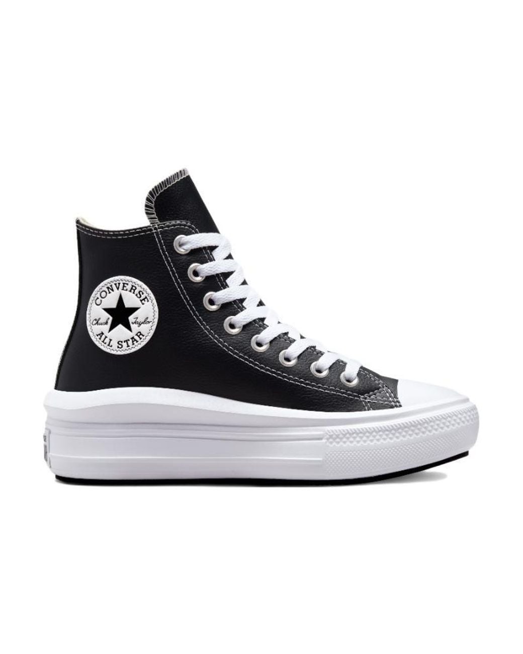 Converse Blue (Wmns) Chuck Taylor All Star Move Platform High 'Leather
