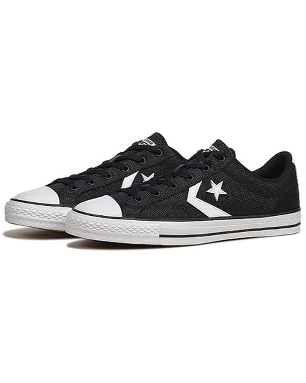 Converse Black Star Player Ox Sneaker Schwarz for men