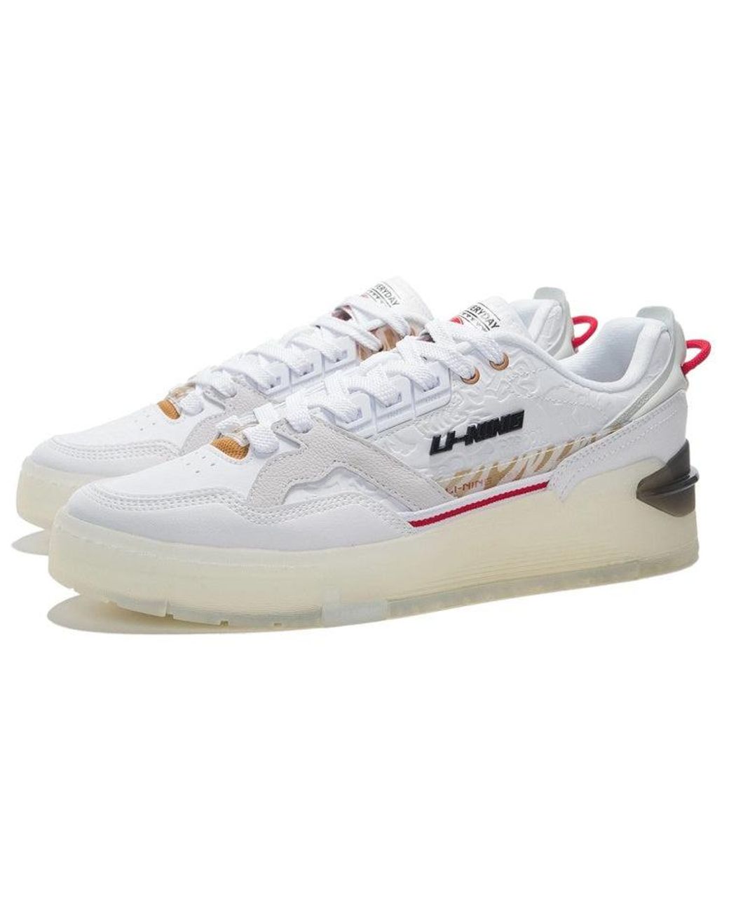 Li-ning White 001 Btc Boom Classic Leisure for men