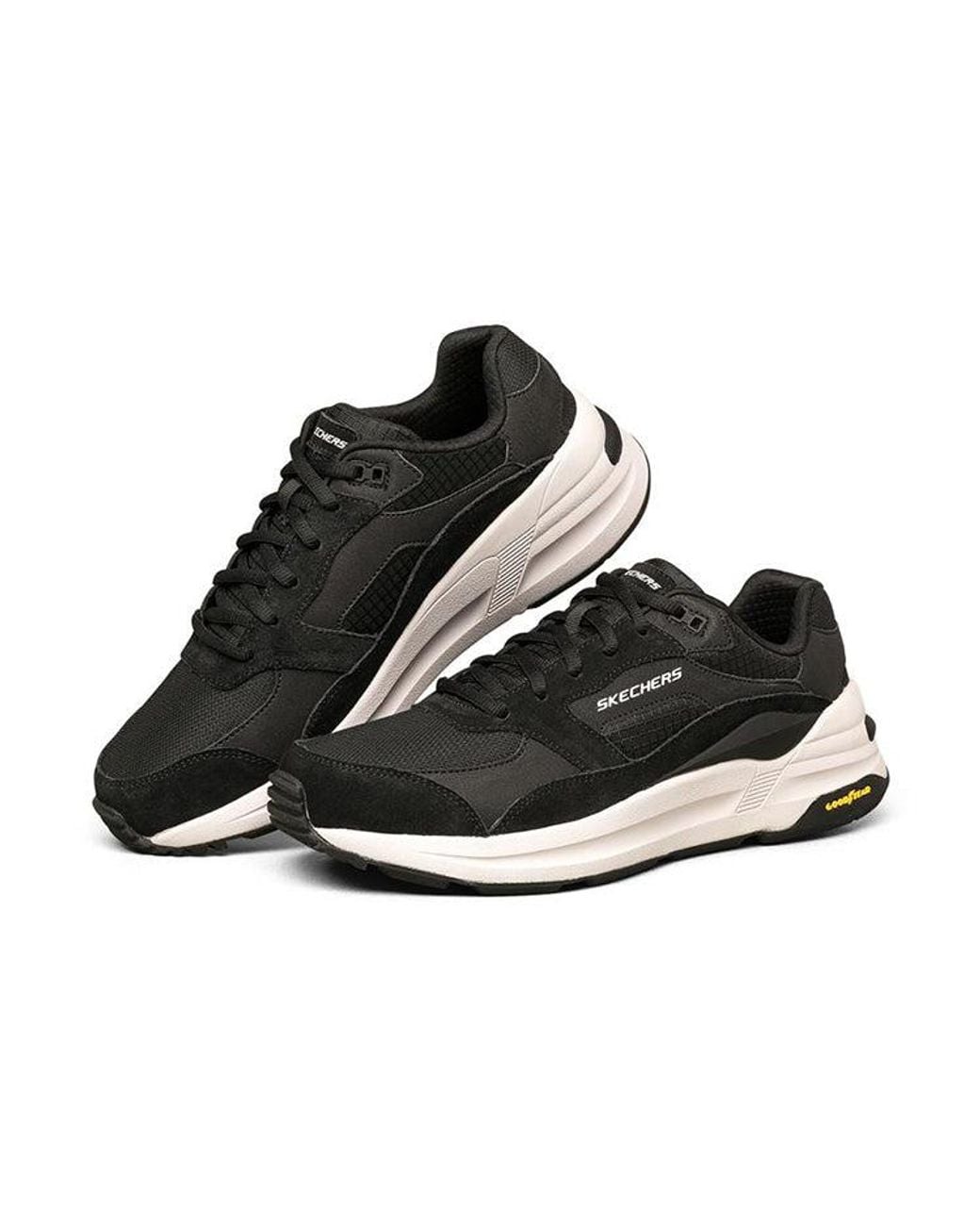 Skechers Black Global Jogger Low-Top Sneakers for men