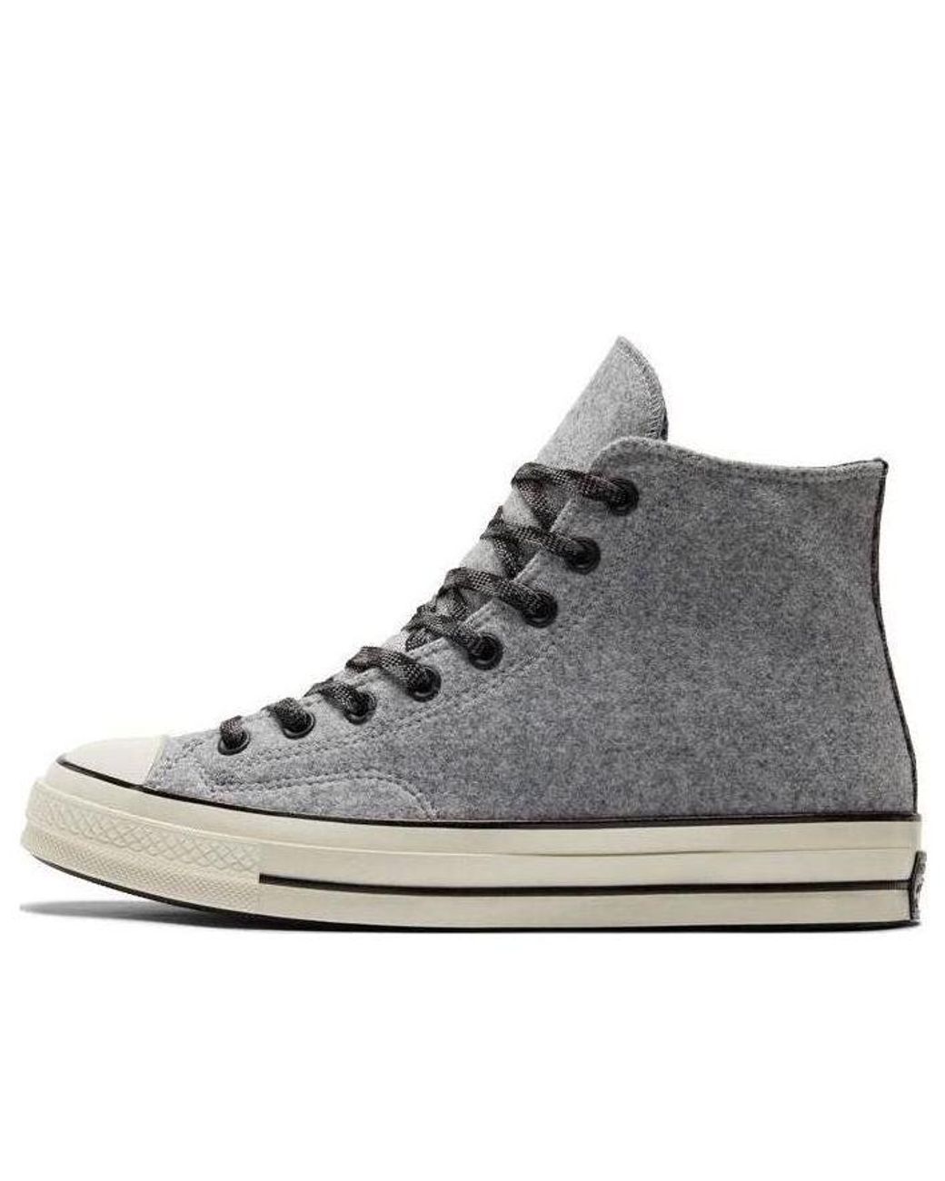 Converse Black Chuck 70 High Flannel for men