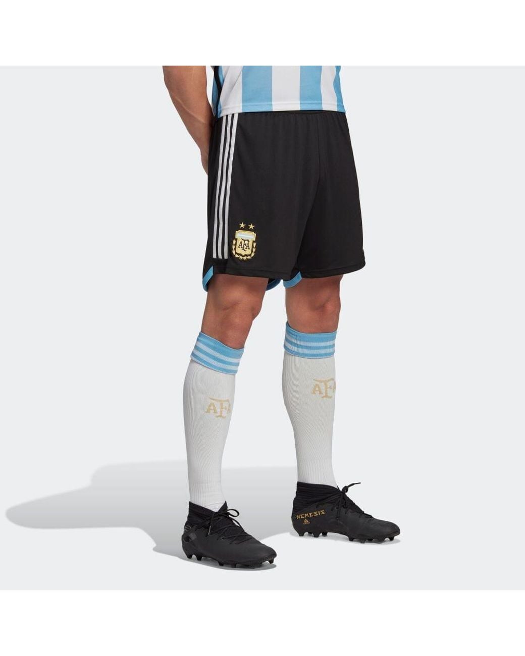 Adidas Black Argentina 22 Home Shorts for men