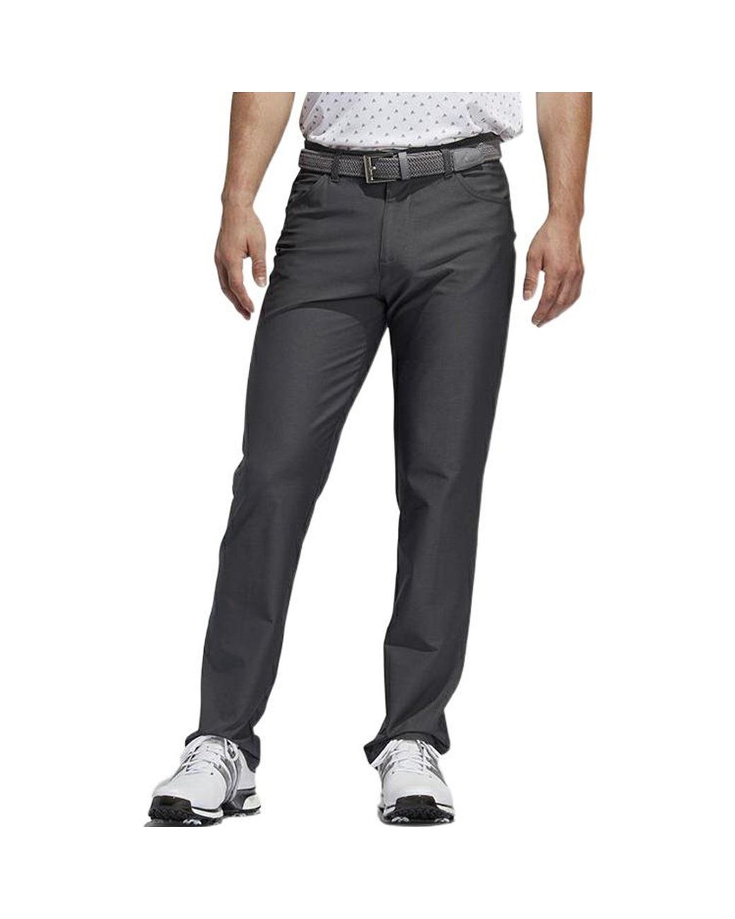 Adidas Blue Ultimate365 Five Pocket Solid Pants Six' for men