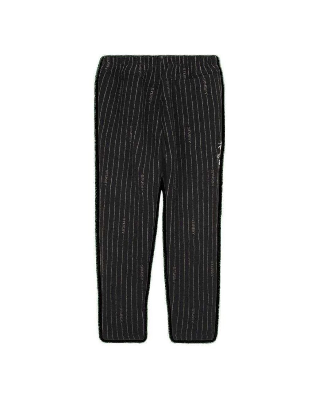 Nike Black X Stussy Ss23 Stripe Wool Pant 'Antique' for men