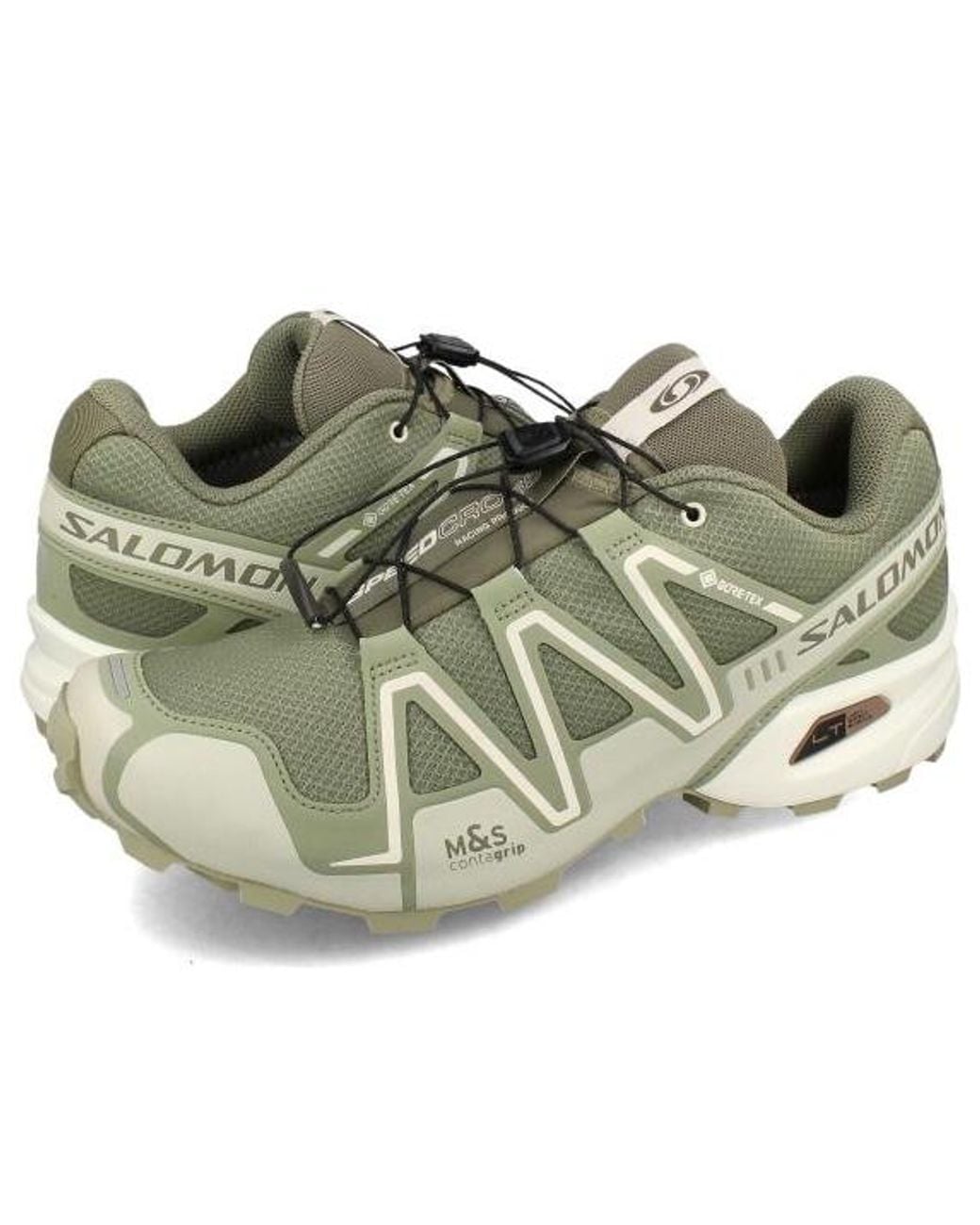 Salomon Green Speedcross 3 Gore-Tex 'Deep Lichen Tea Icicle' for men