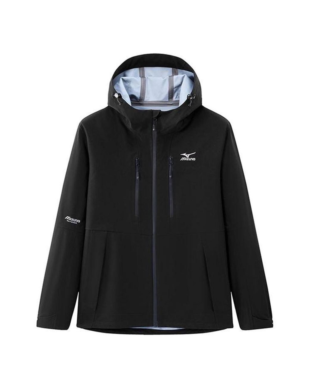 Mizuno Black Classic Logo Jacket for men