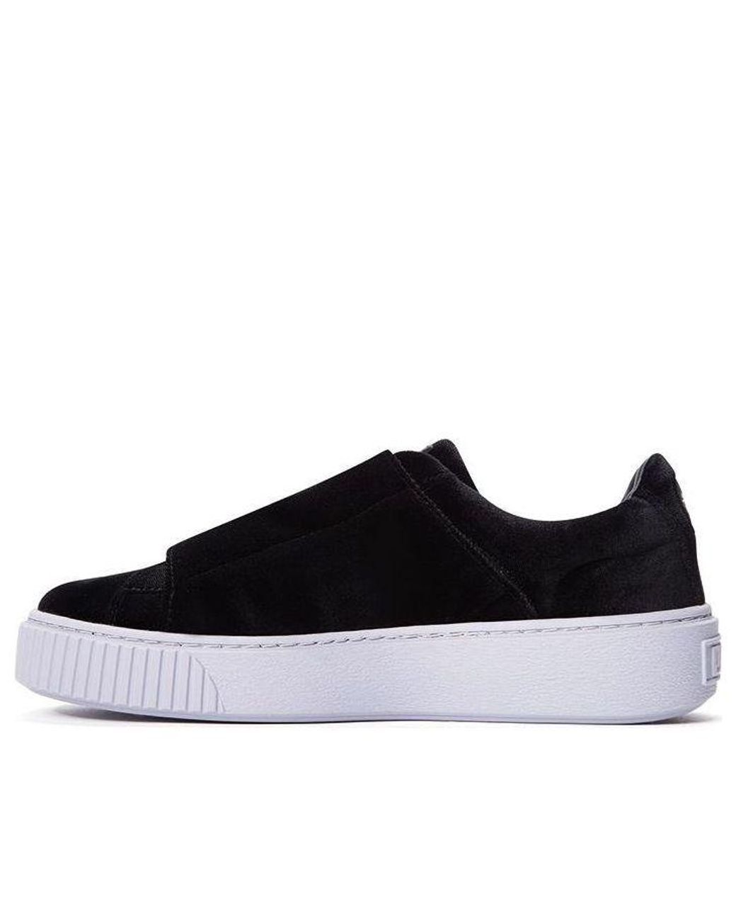 PUMA Black (Wmns) Basket Platform Strap And'