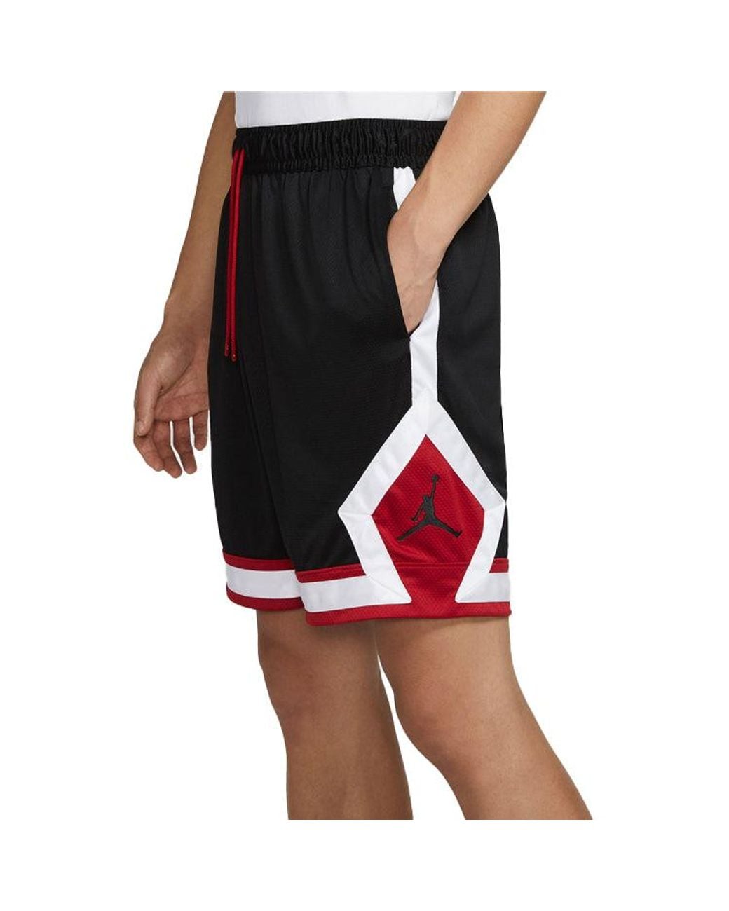Nike Black Jumpman Diamond Basketball Shorts for men