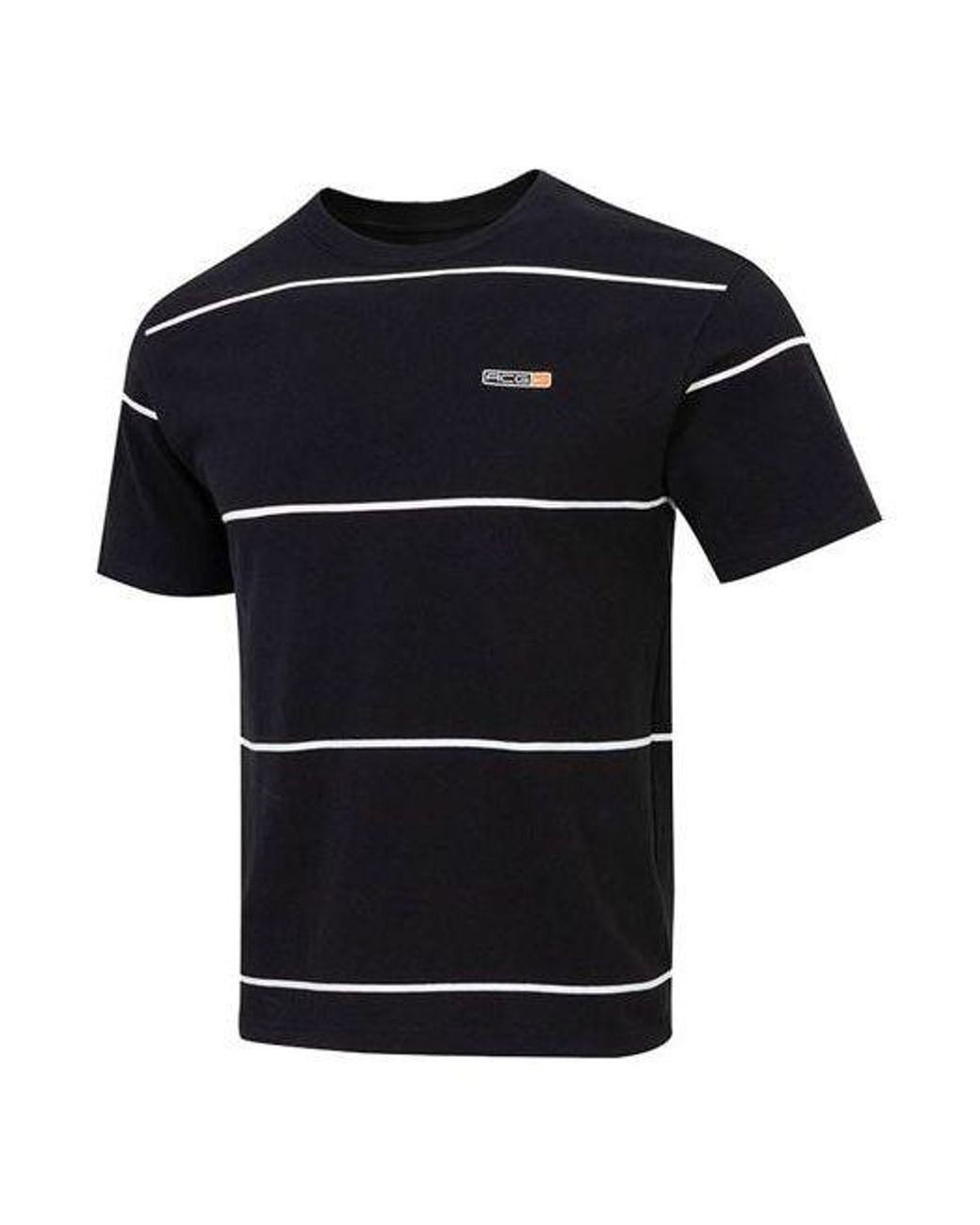 Nike Black Ss22 Acg Stripe Round Neck Pullover Short Sleeve for men