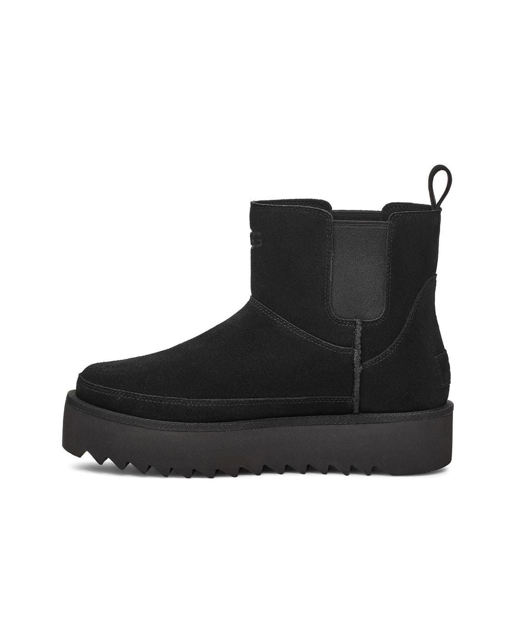 Ugg Black (Wmns) Classic Chelsea Platform Mini Boot