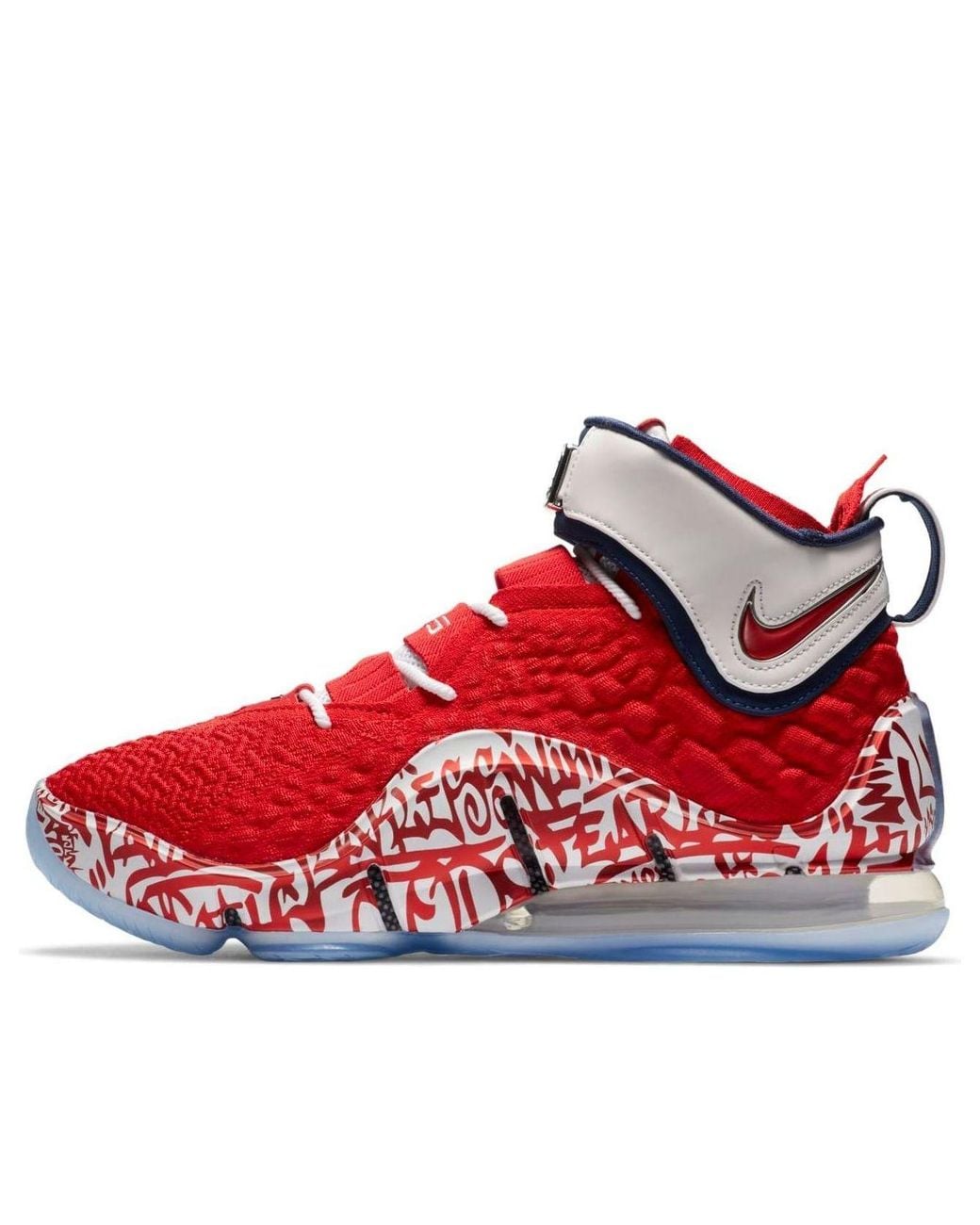 Nike Red Lebron 17 Ep 'Lebron 4 Graffiti' for men