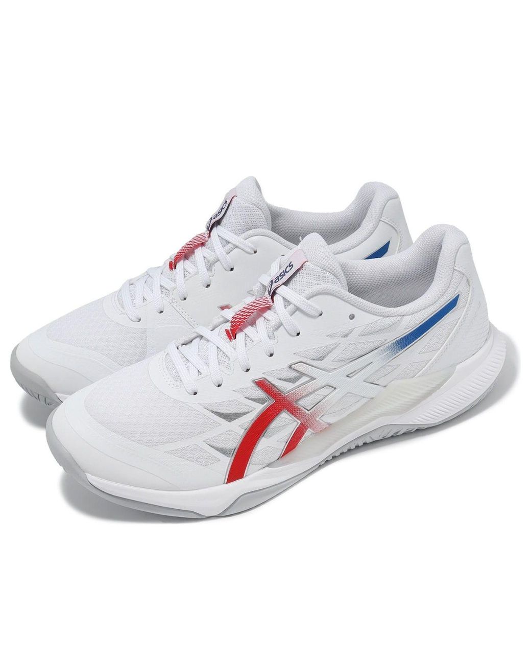Asics White Gel-Tactic 12 2E Wide Pure' for men