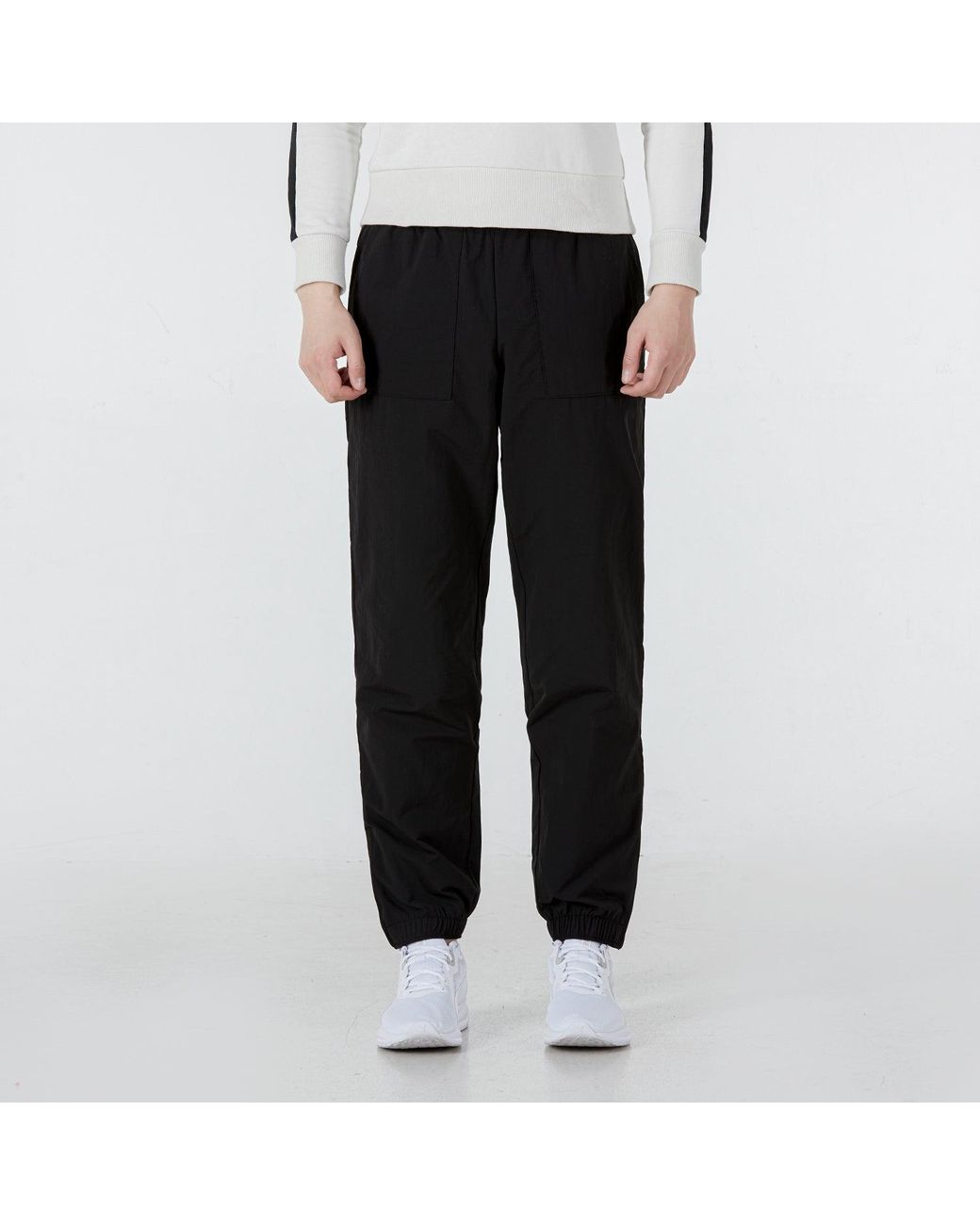 PUMA Black Essentials Logo Pants for men