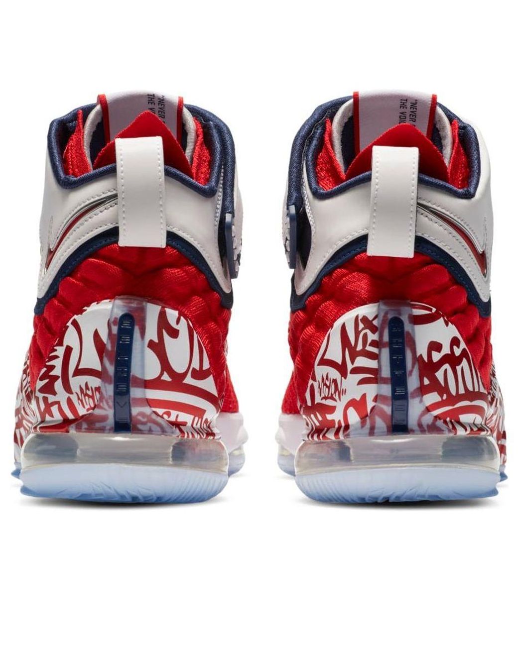 Nike Red Lebron 17 Ep 'Lebron 4 Graffiti' for men