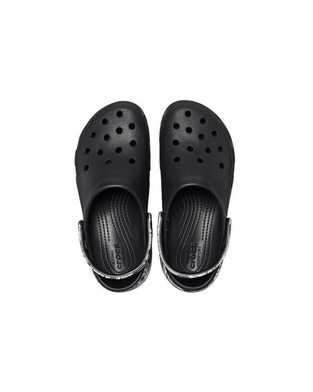 CROCSTM Black (Wmns) Classic Crush Disco Clog