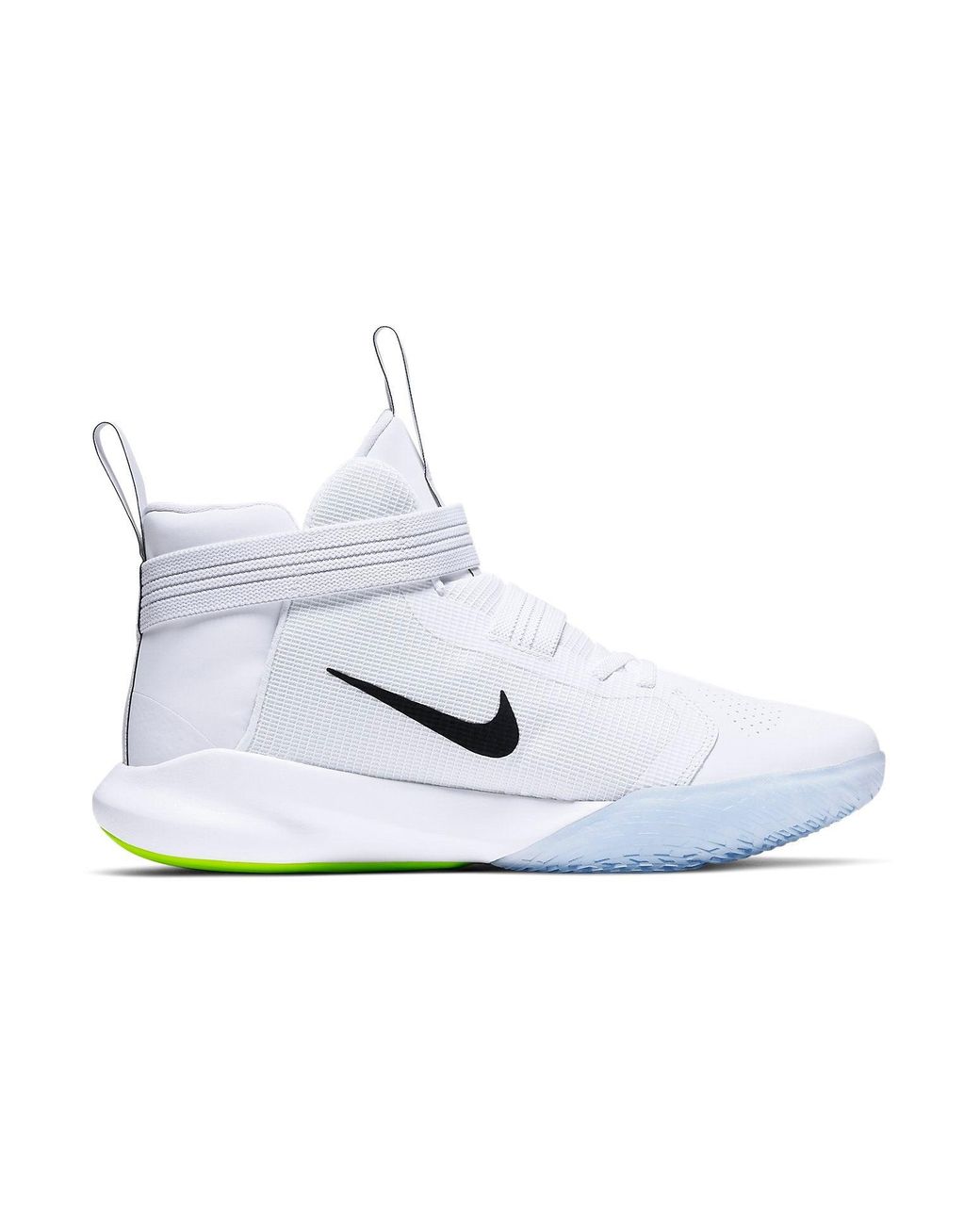 Nike White Precision 3 Flyease 4E Volt' for men