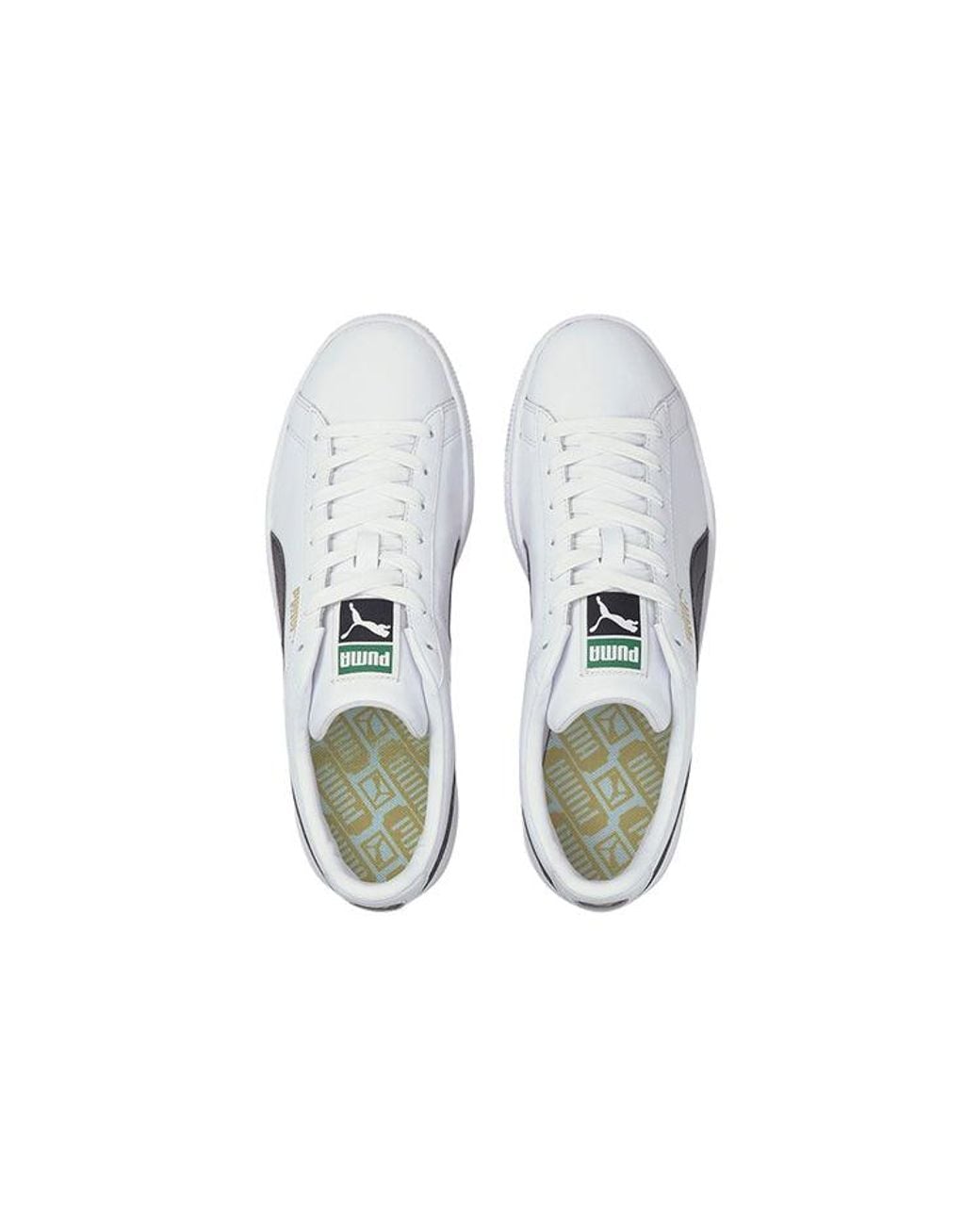 PUMA White Basket Classic 21 Peacoat' for men