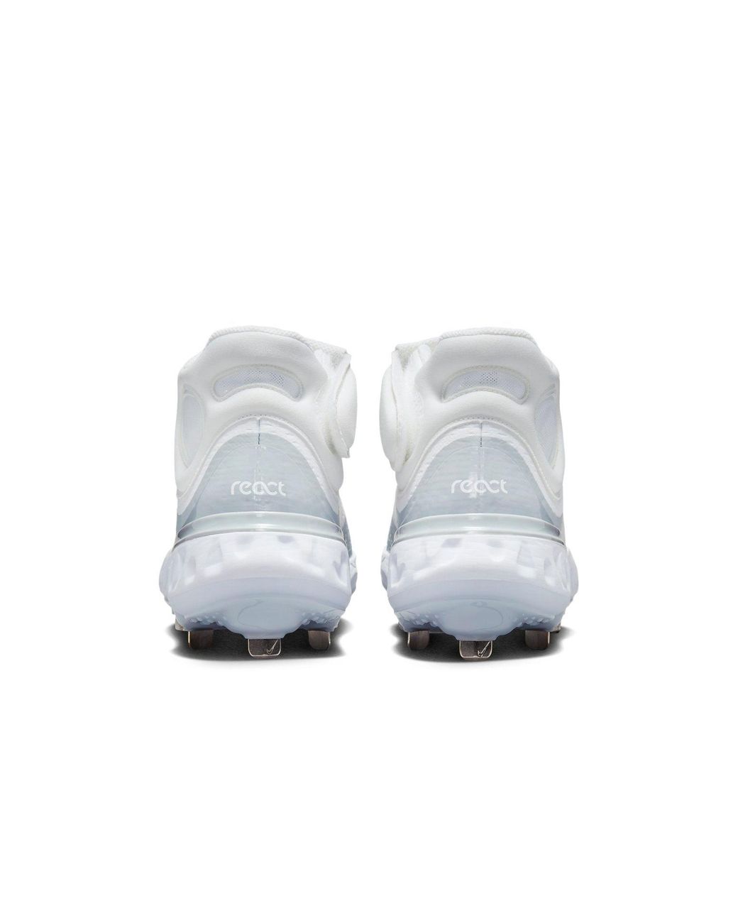 Nike White Alpha Huarache Elite 4 Mid Wolf' for men