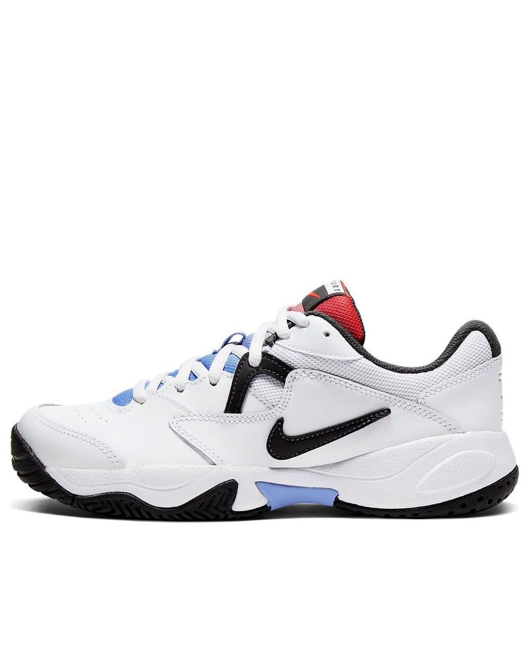 Nike White (Wmns) Court Lite 2 'Laser Crimson'
