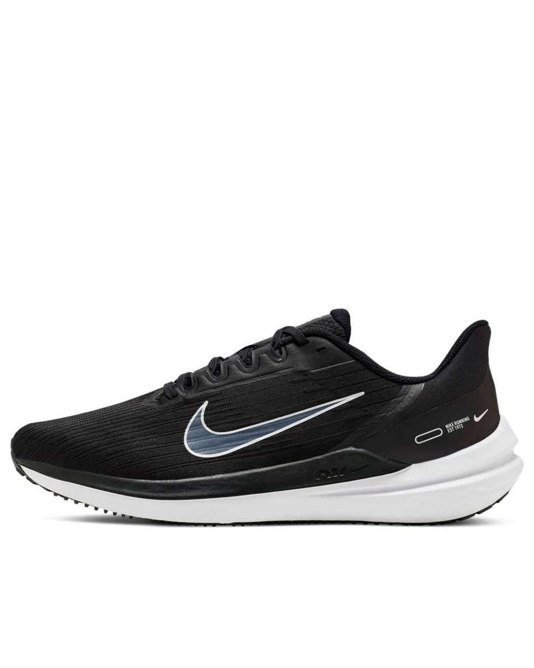 Nike Black Air Zoom Winflo 9 Dark Smoke' for men