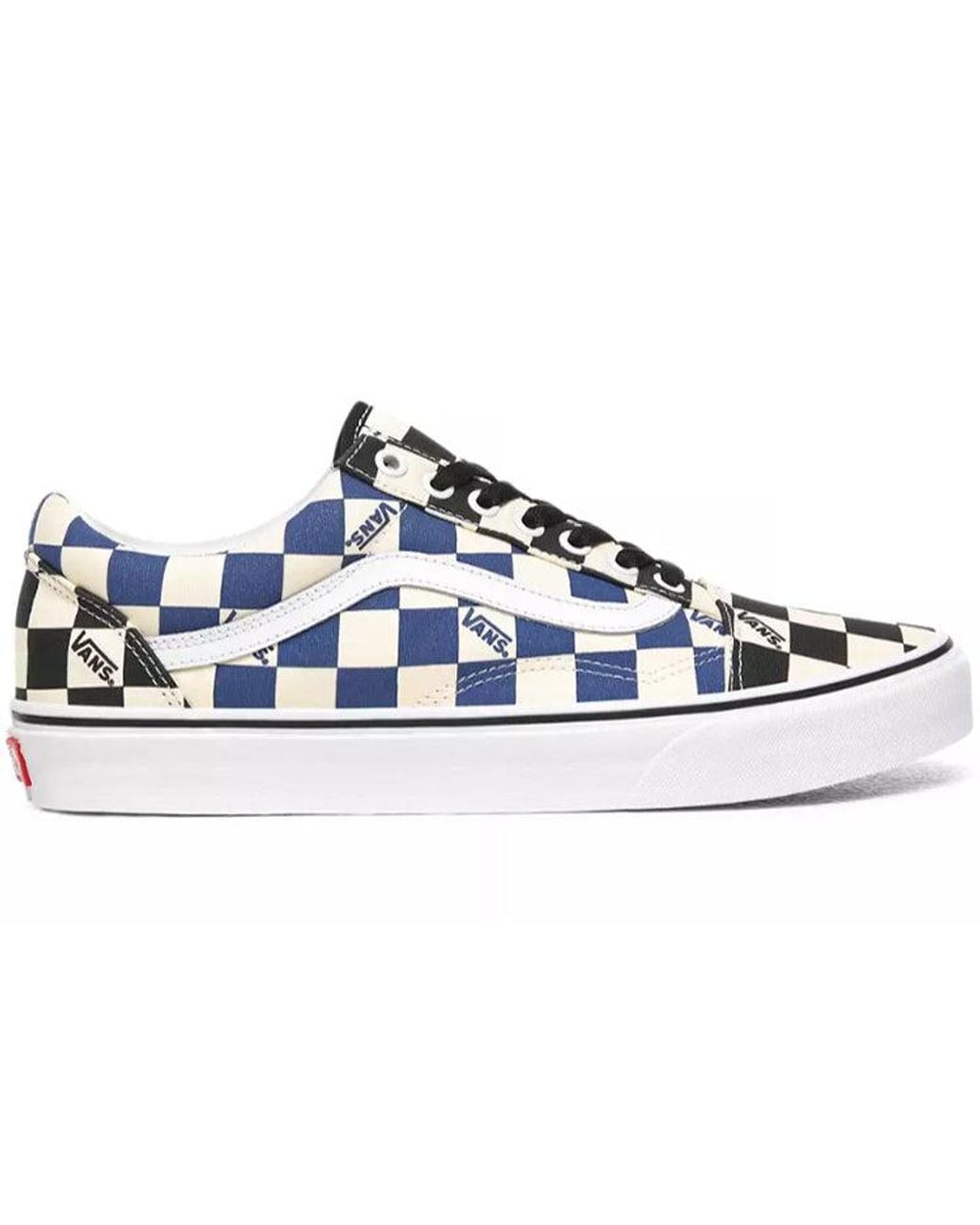 Vans Blue Old Skool 'Big Check' for men