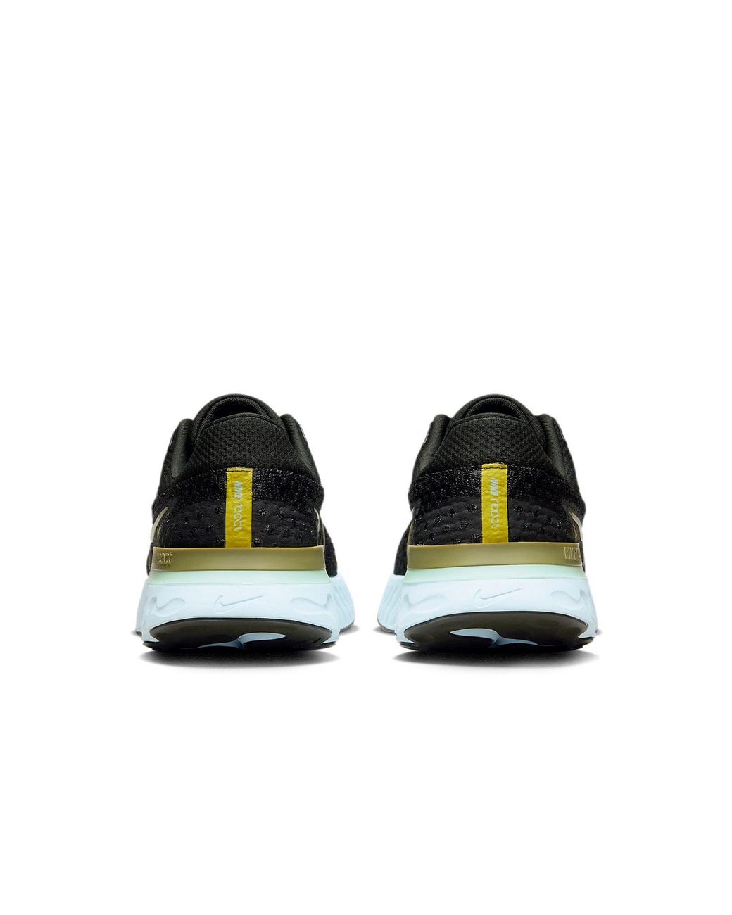 Nike Black React Infinity Run Flyknit 3 'Night Forest Enamel' for men