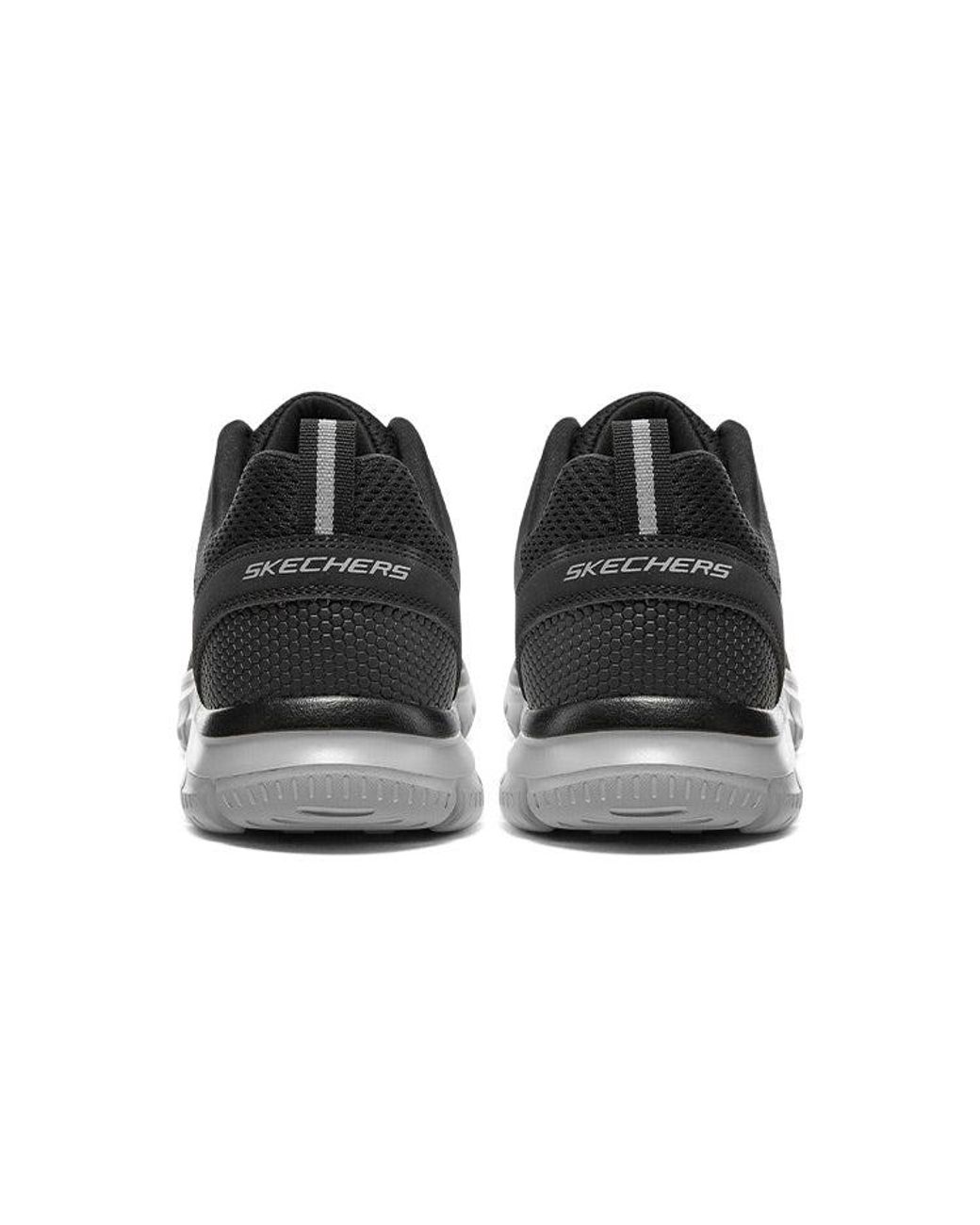 Skechers Black Track Broader Trainers for men