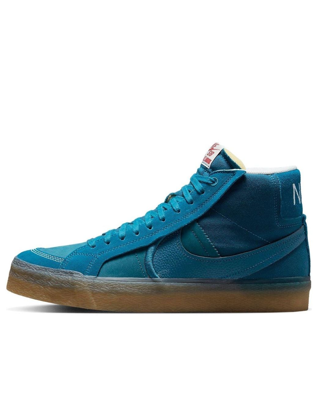 Nike Blue Zoom Blazer Mid Premium Plus Sb Gum' for men