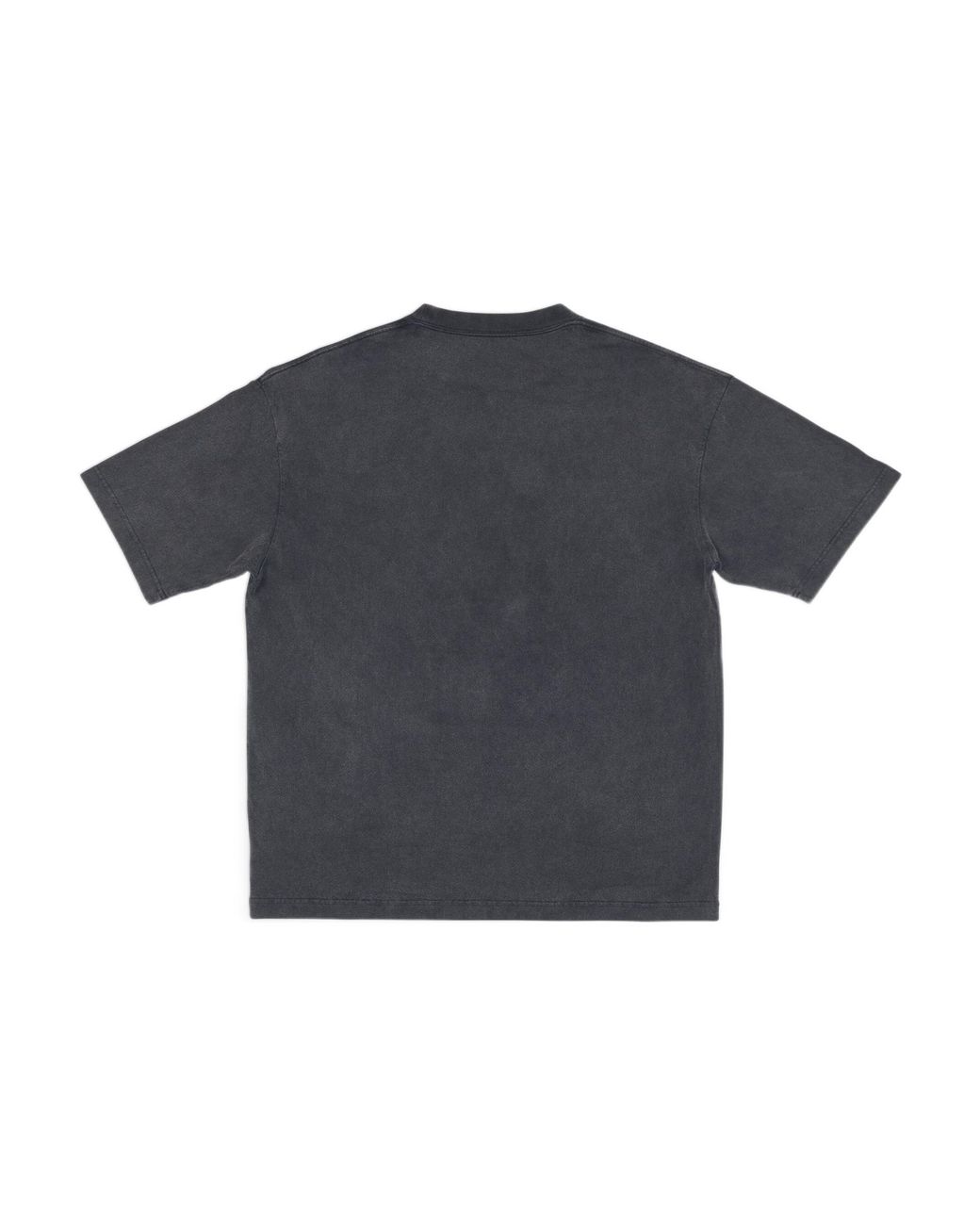 Balenciaga Black Varsity Logo Short Sleeve T-Shirt 'Washed'