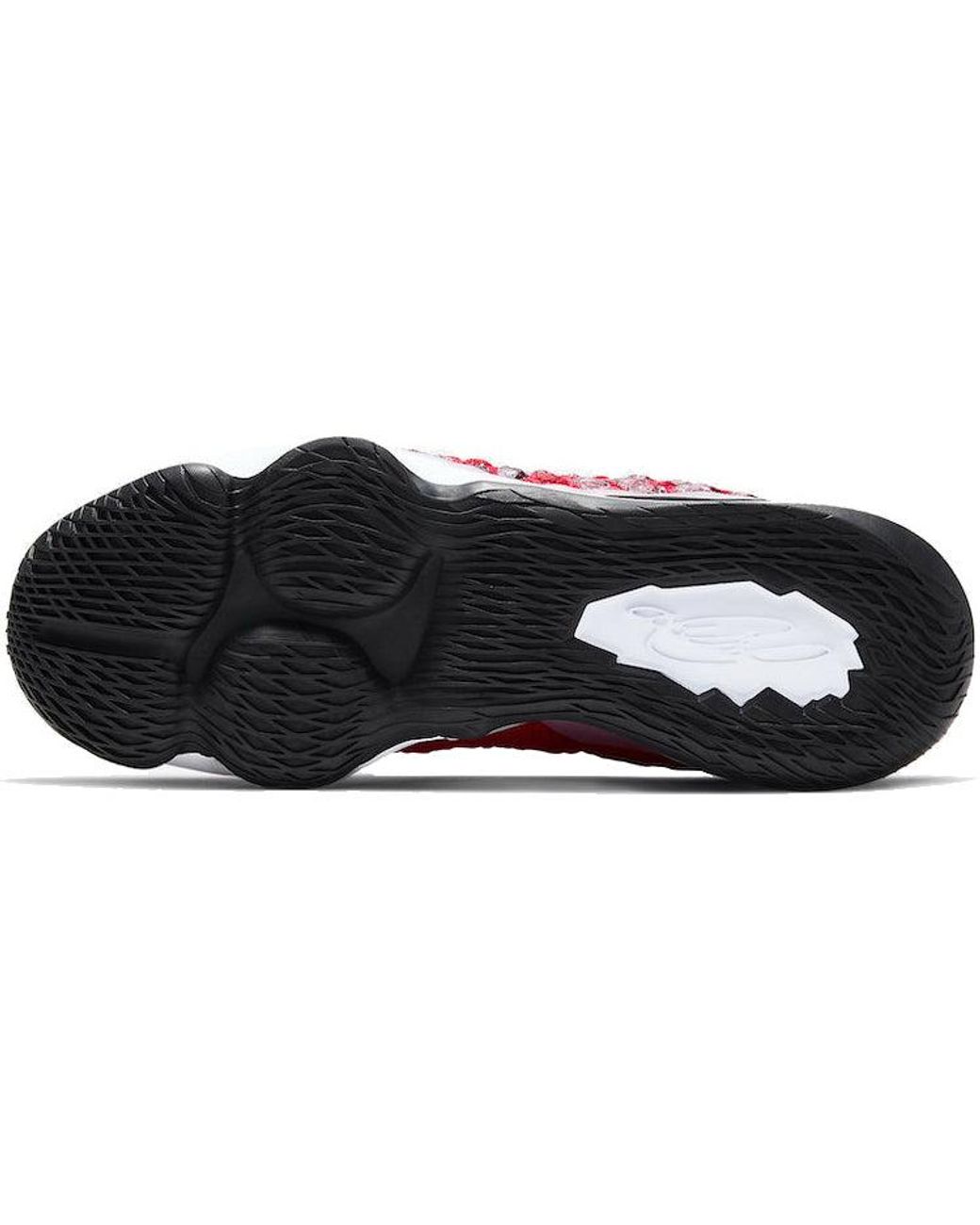 Nike Red Lebron 17 'Air Max Uptempo' for men