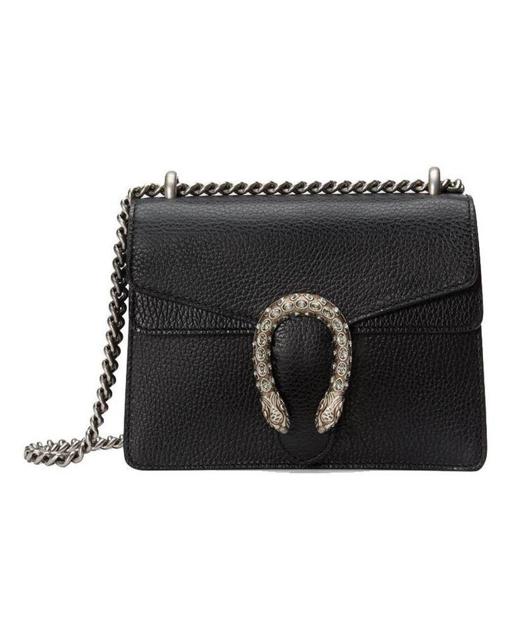 Gucci Black Dionysus Leather Mini Bag