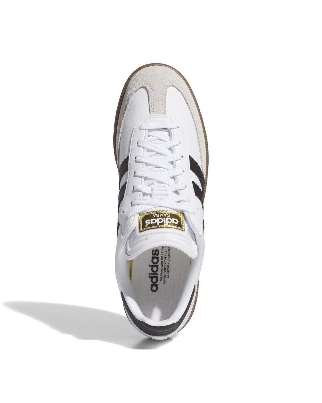 Adidas White Samba Golf Gum' for men