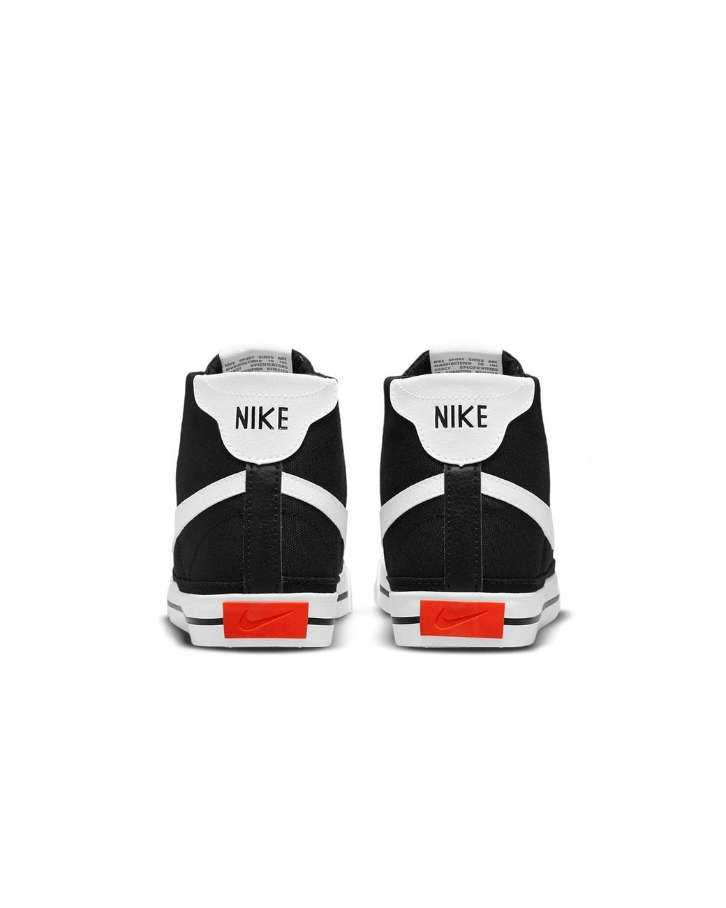 Nike Black (Wmns) Court Legacy Canvas Mid