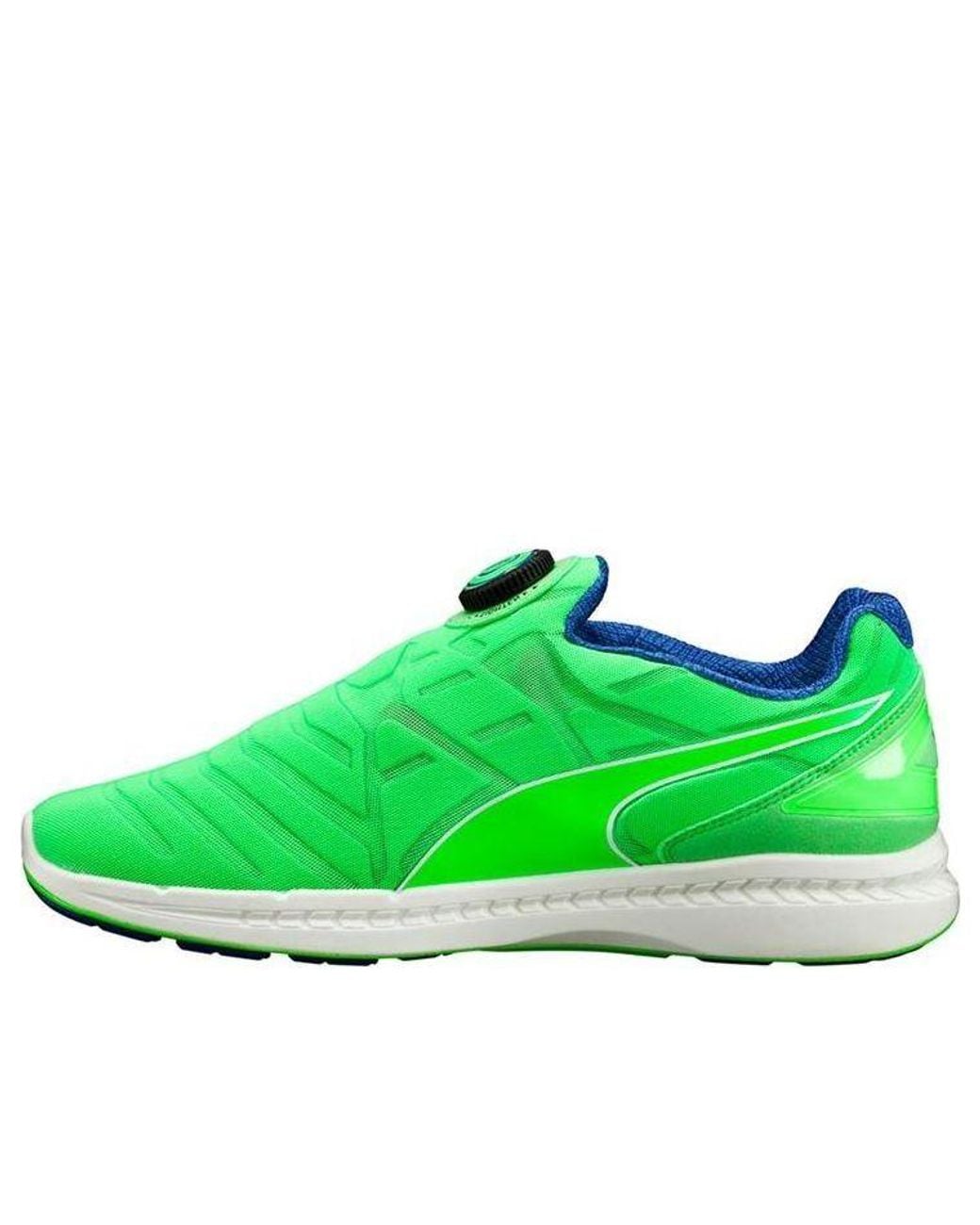 PUMA Green Ignite Disc Sneakers 'Neon' for men