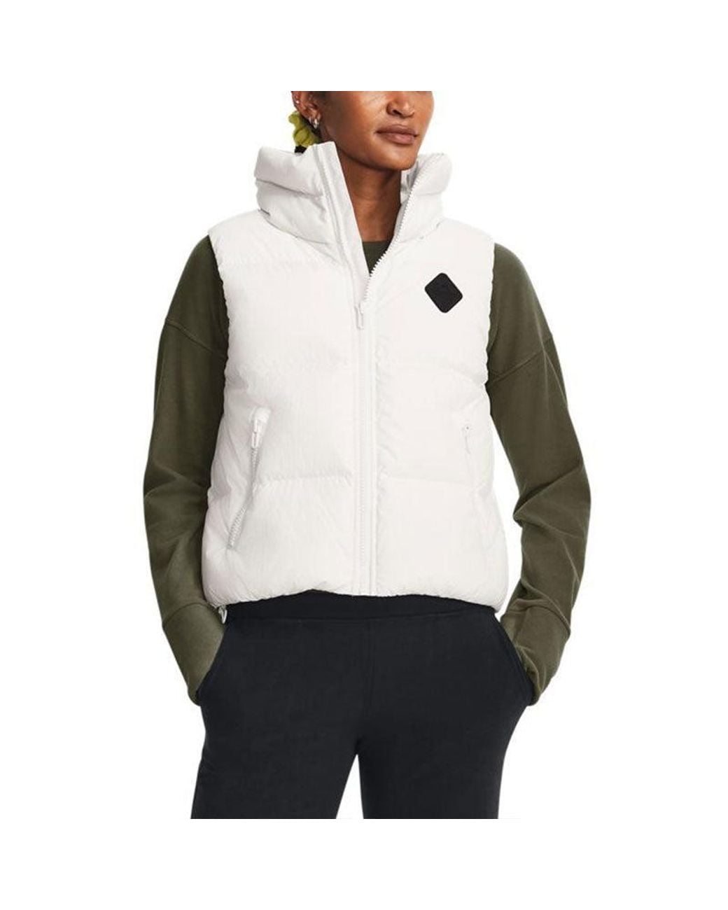 Under Armour White (Wmns) Coldgear Infrared Puffer Vest