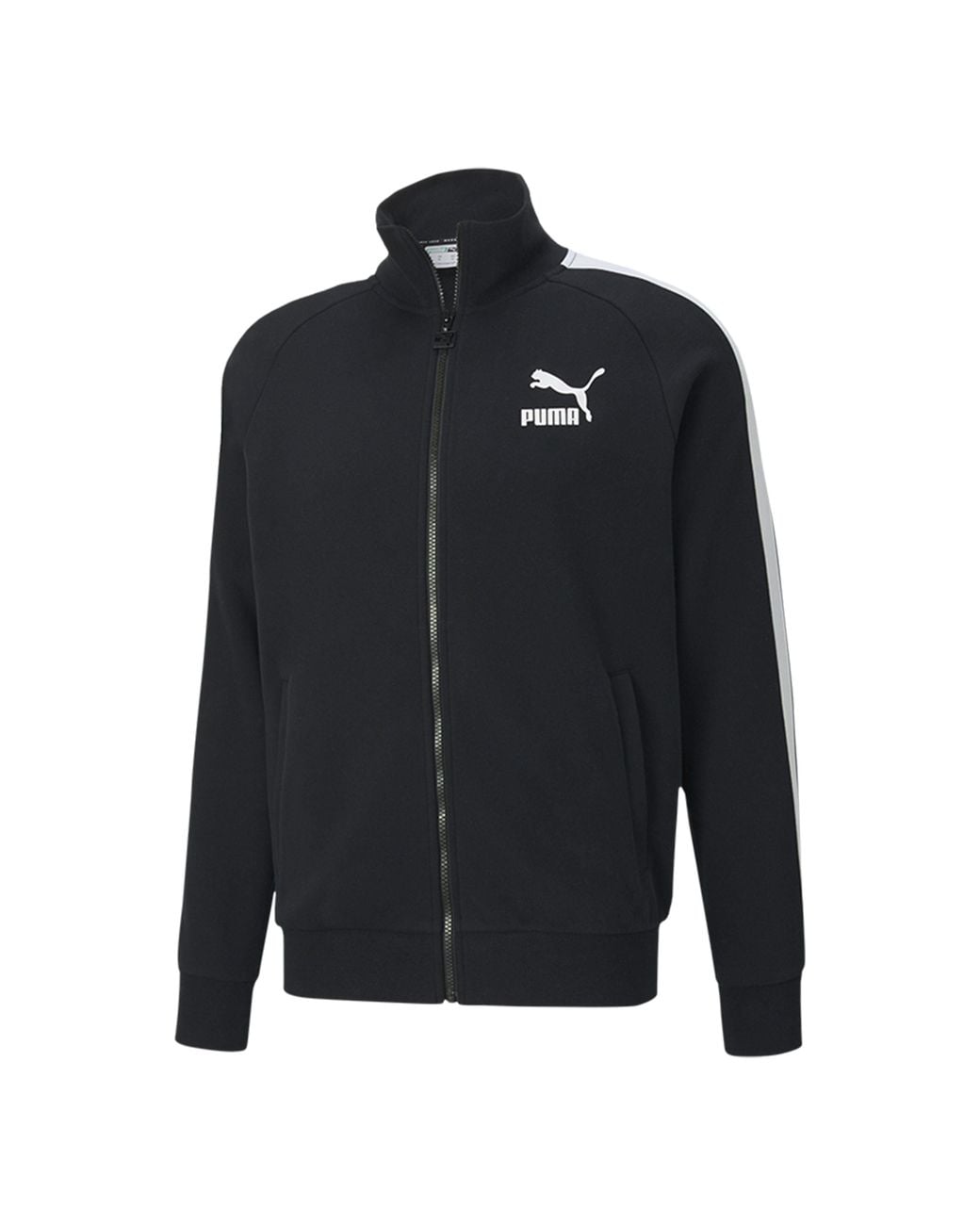 PUMA Black Iconic T7 Track Jacket for men