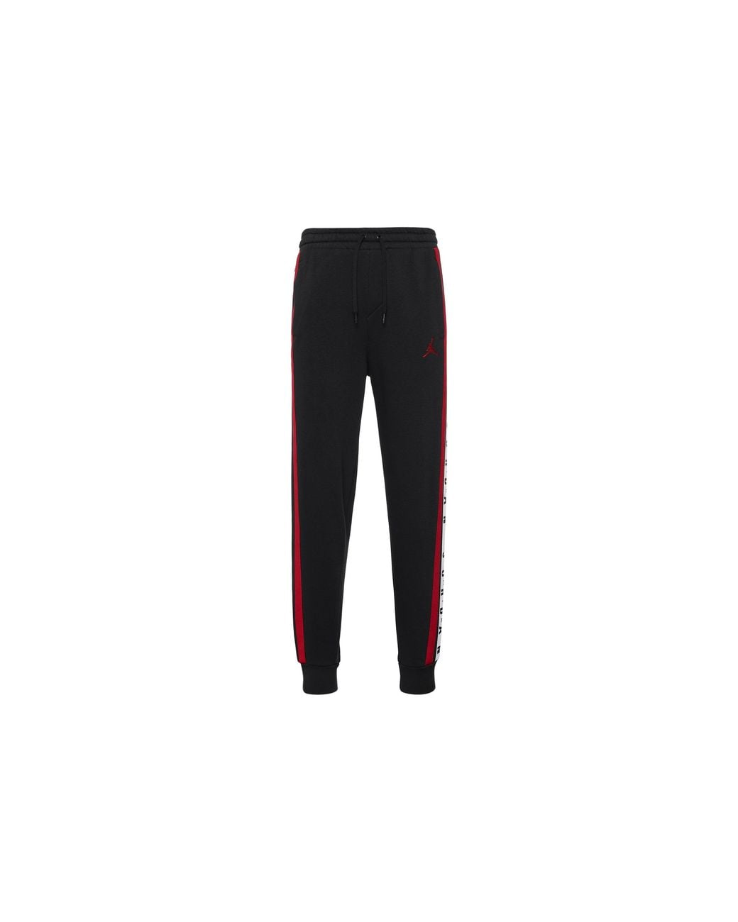 Nike Red Logo Splicing Fleece Lined Stay Warm Bundle Feet Sweatpants Winter for men
