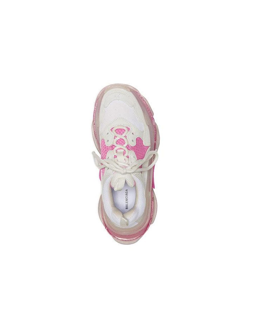 Balenciaga Pink (Wmns) Triple S Clear Sole Trainer