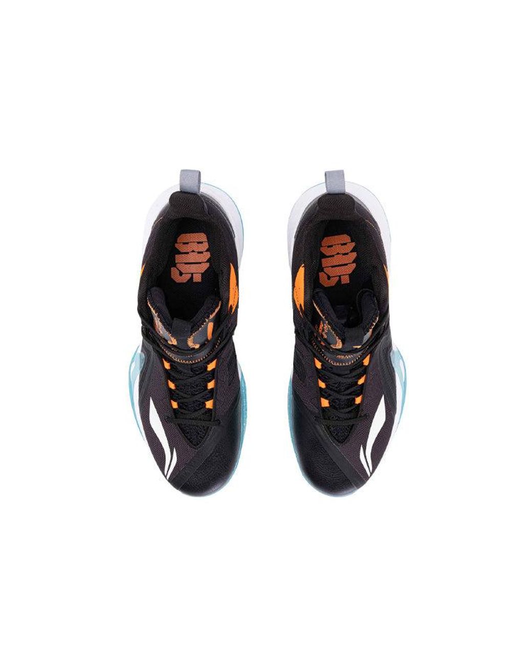 Li-ning Blue Bad Five Mid-Top Basketball Competition Shoes for men