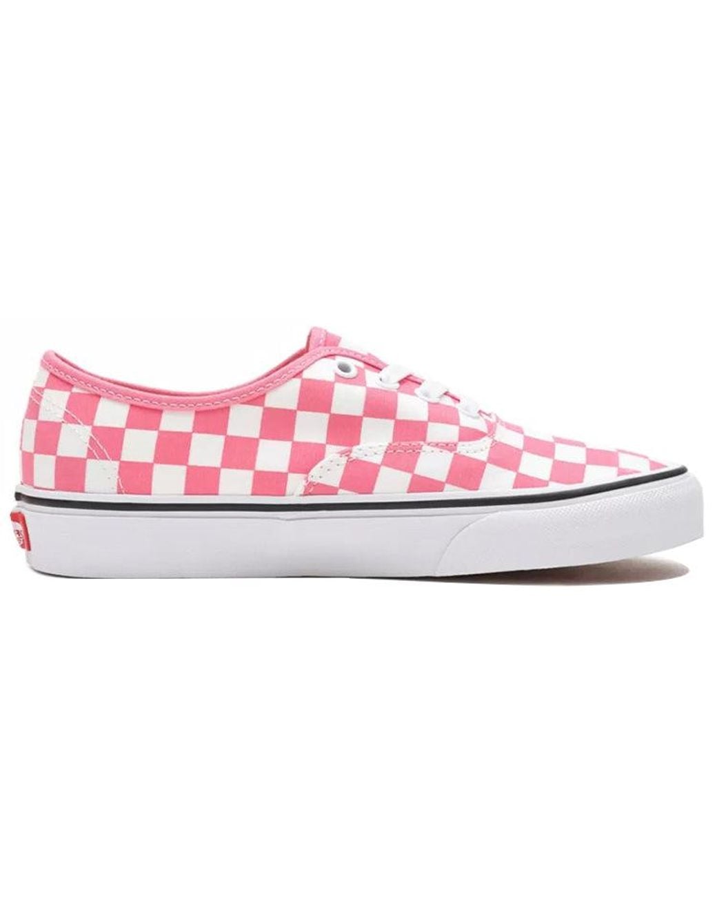 Vans Pink Checkerboard Authentic Checkboard for men