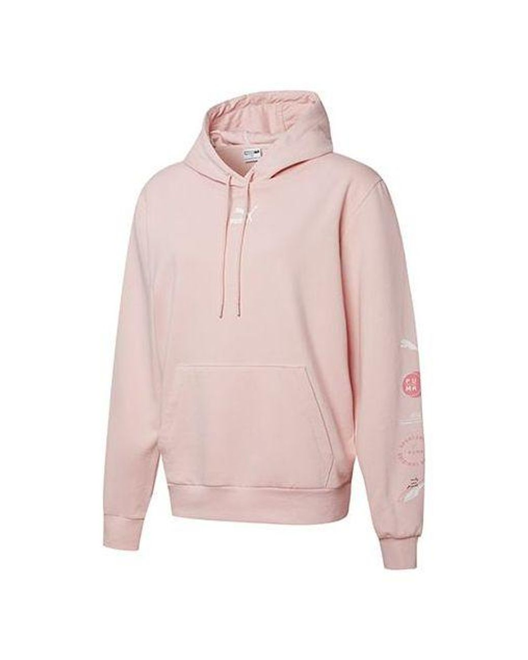 PUMA Pink (Wmns) Small Logo Hoodie 'Light'