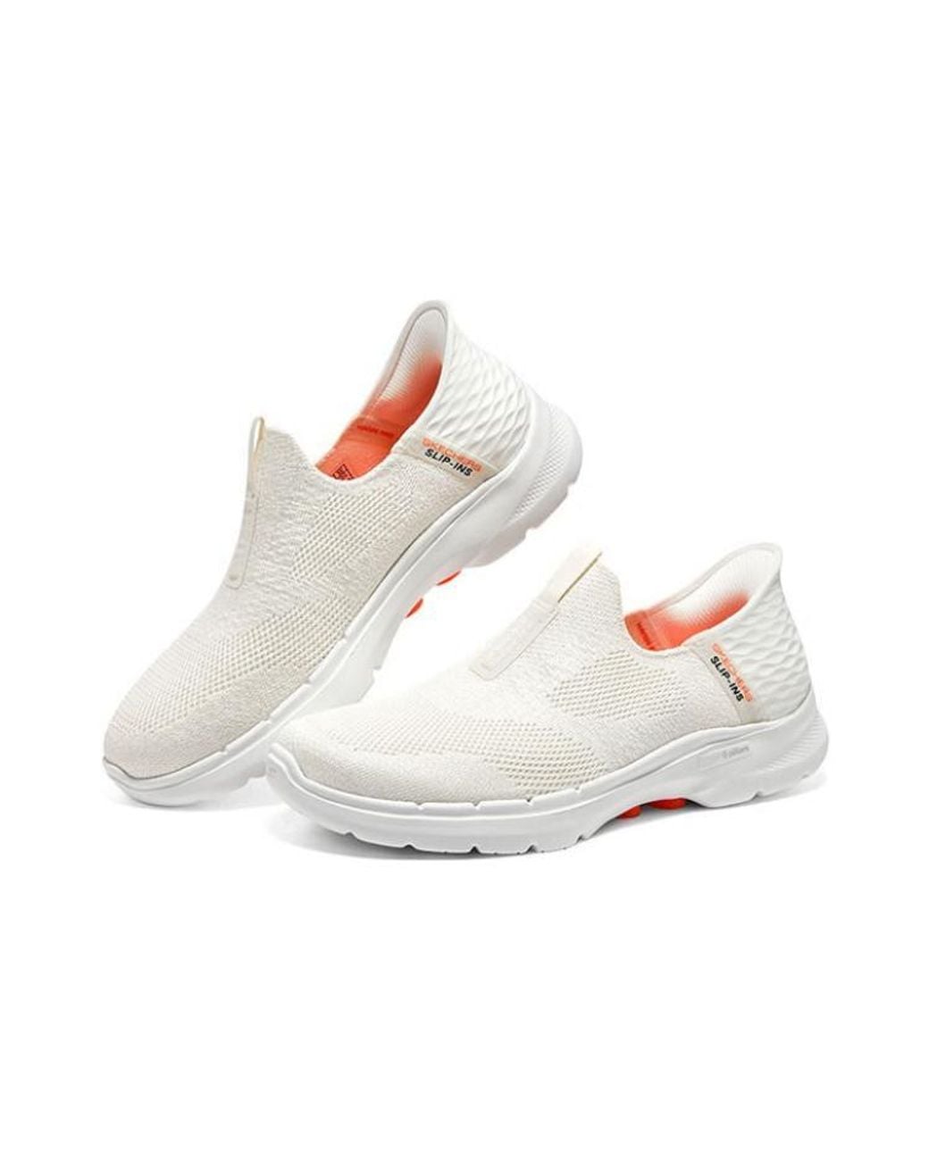 Skechers White (Wmns) Go Walk 6 Slip