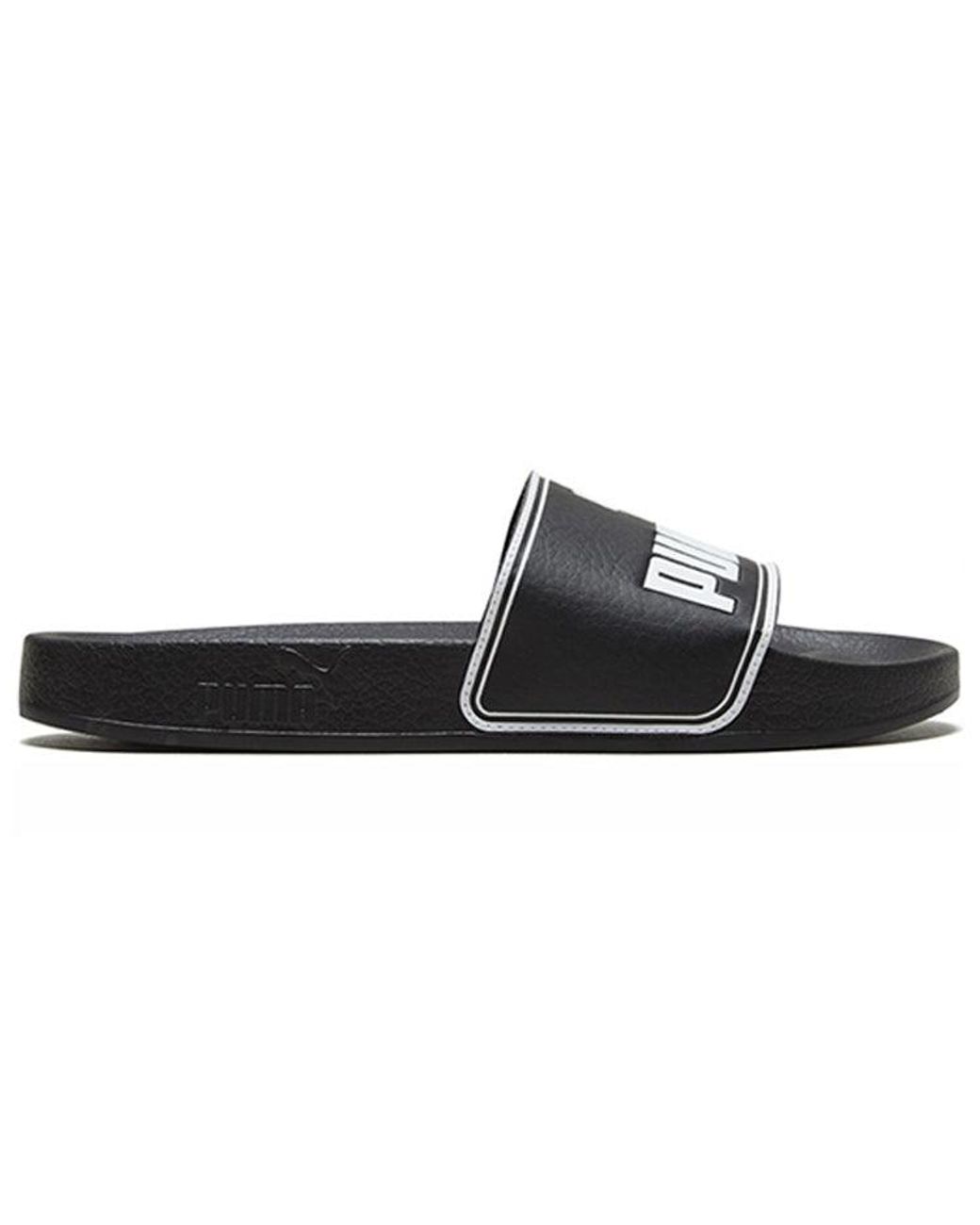 PUMA Black Leadcat Slide for men